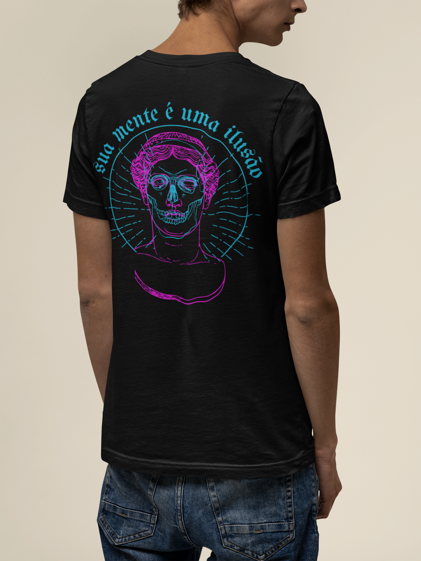 Camiseta Sua Mente é uma Ilusão