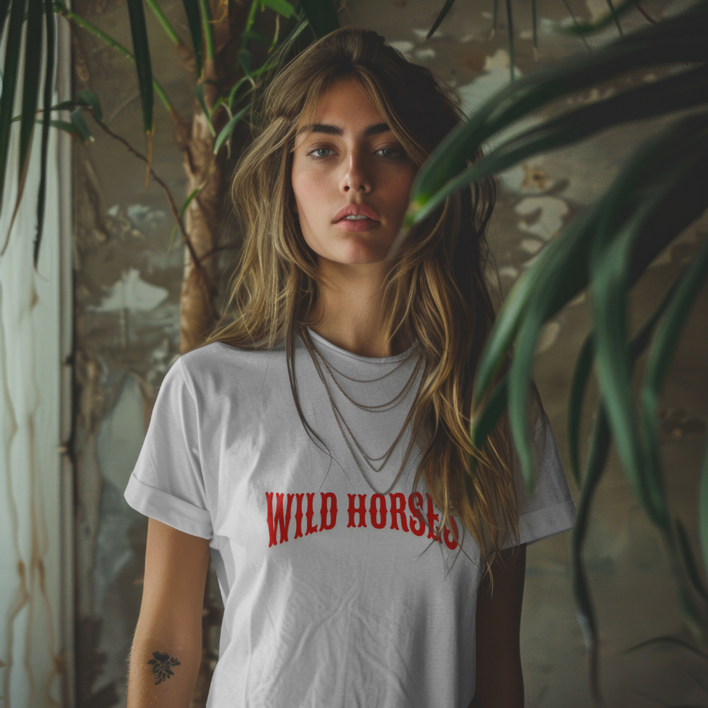 Camiseta Baby Long  Prime Wild Horses