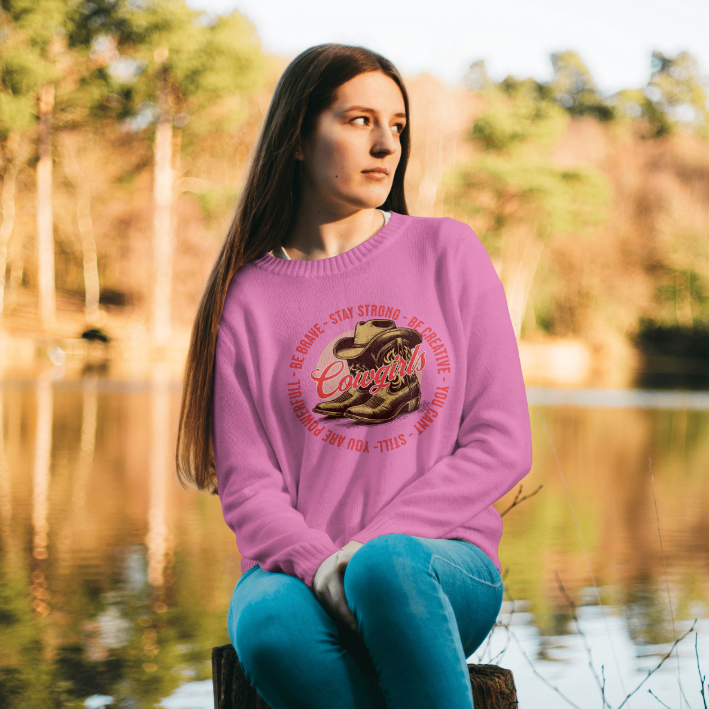 Nome do produto: Moletom Be Brave Cowgirl