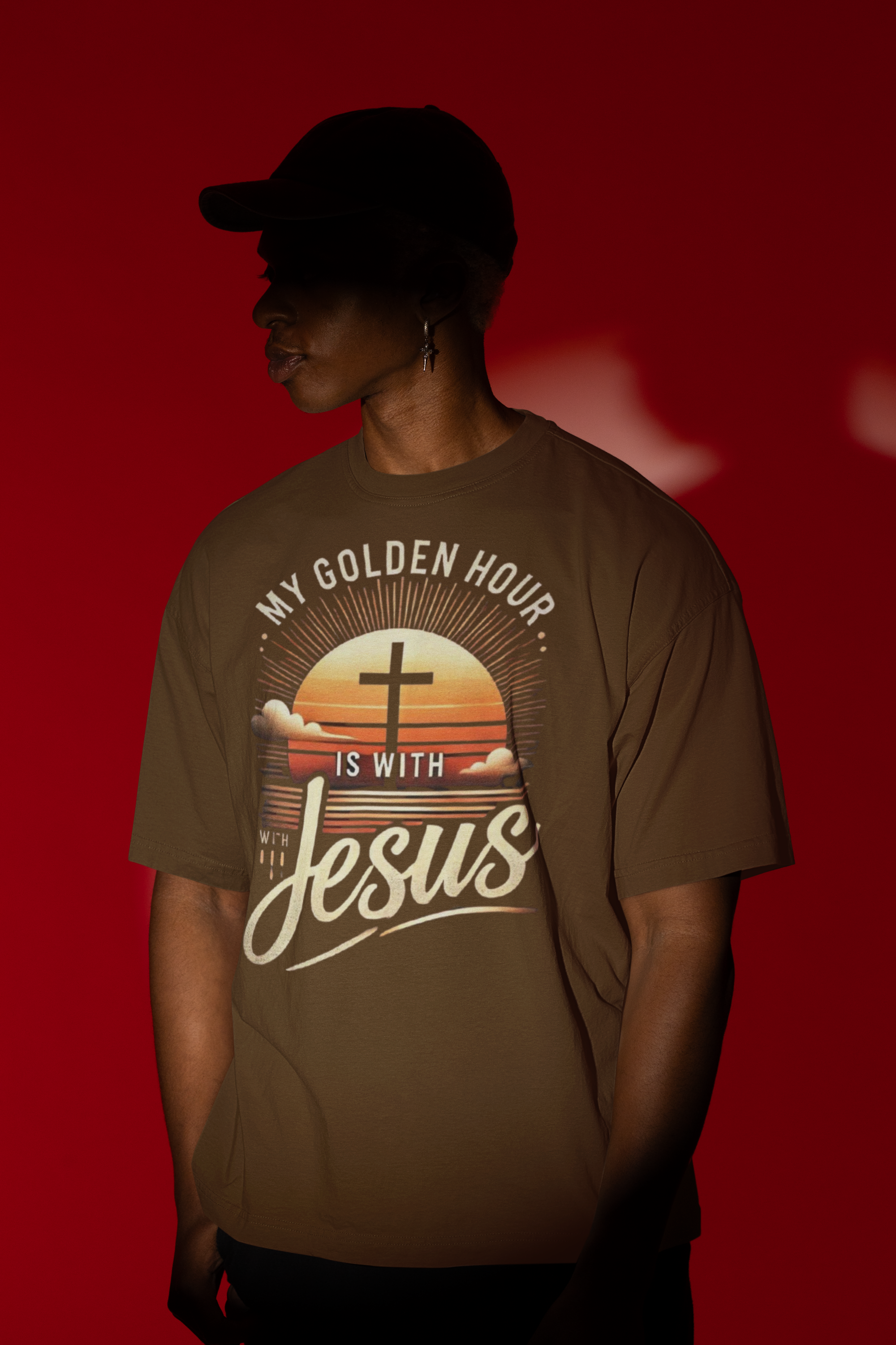 Camiseta Oversized, Golden Hour 