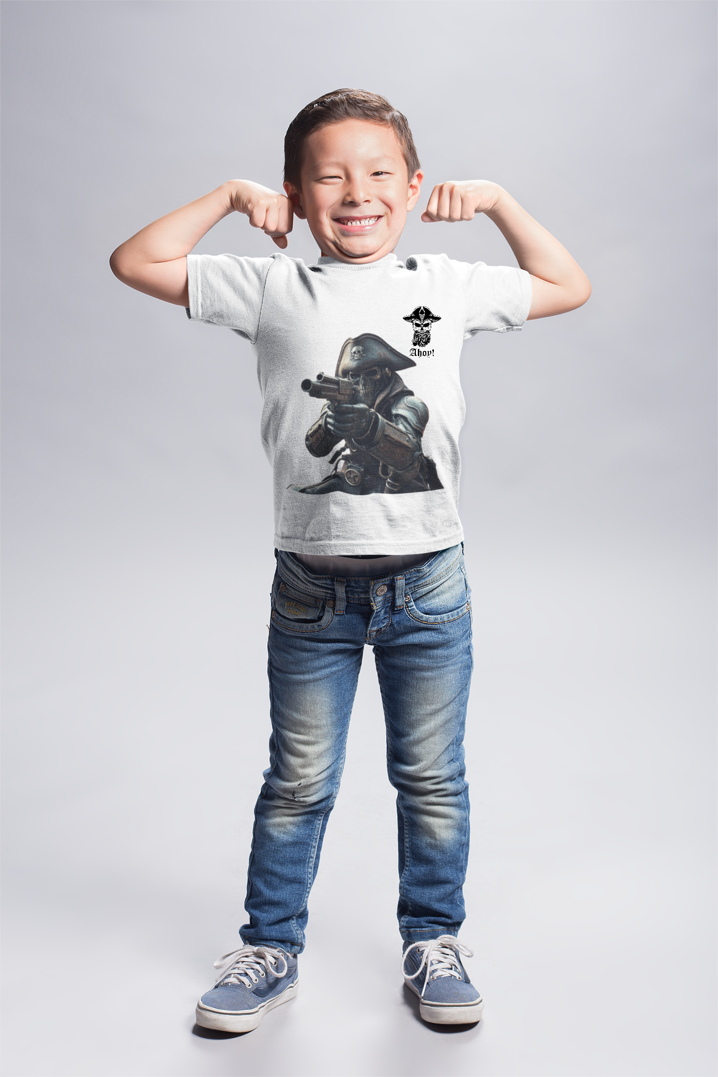 Camiseta Infantil Mecha Pirate - (10 a 14 anos)