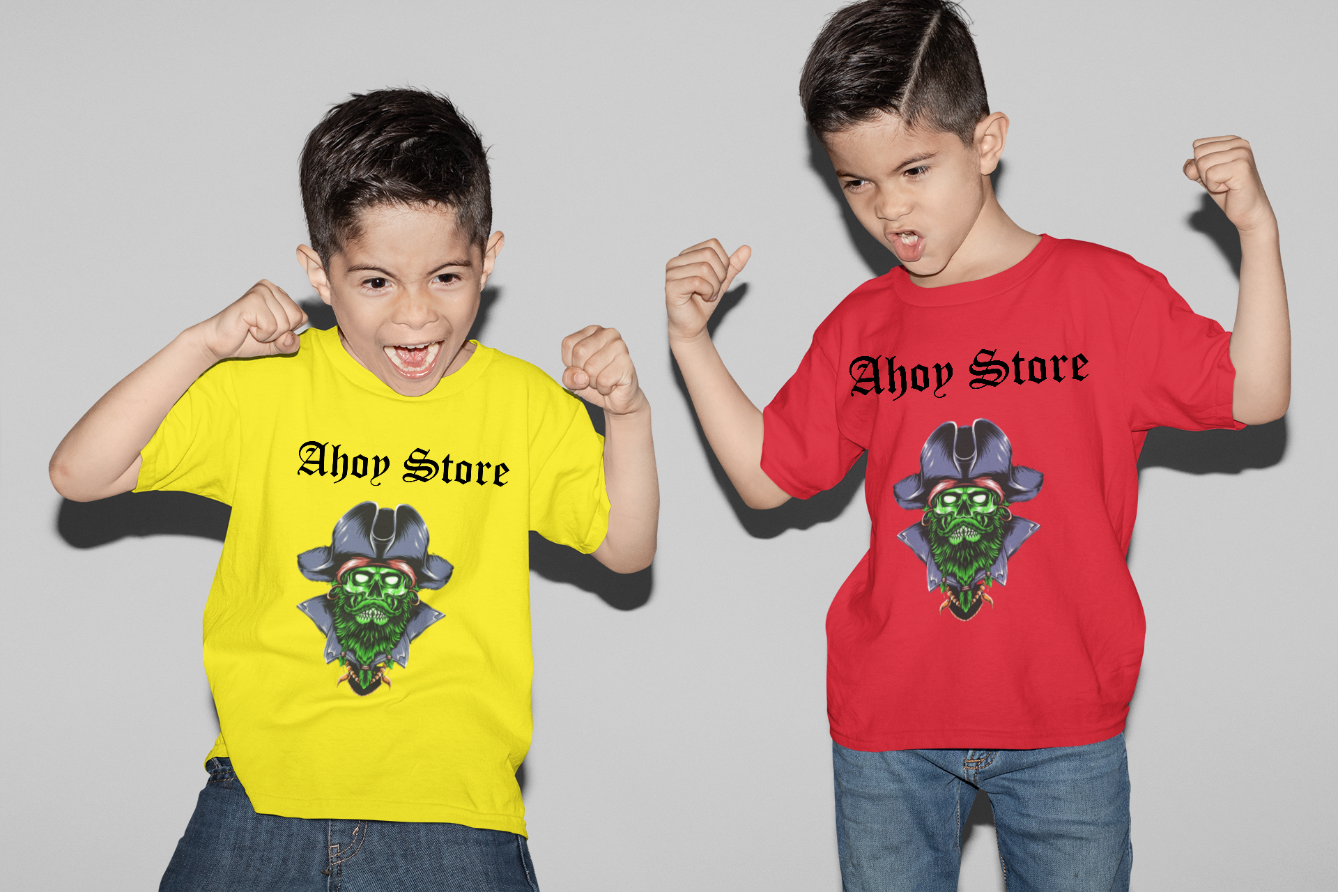 Camiseta Infantil Zombie Pirate (10 a 14 anos)