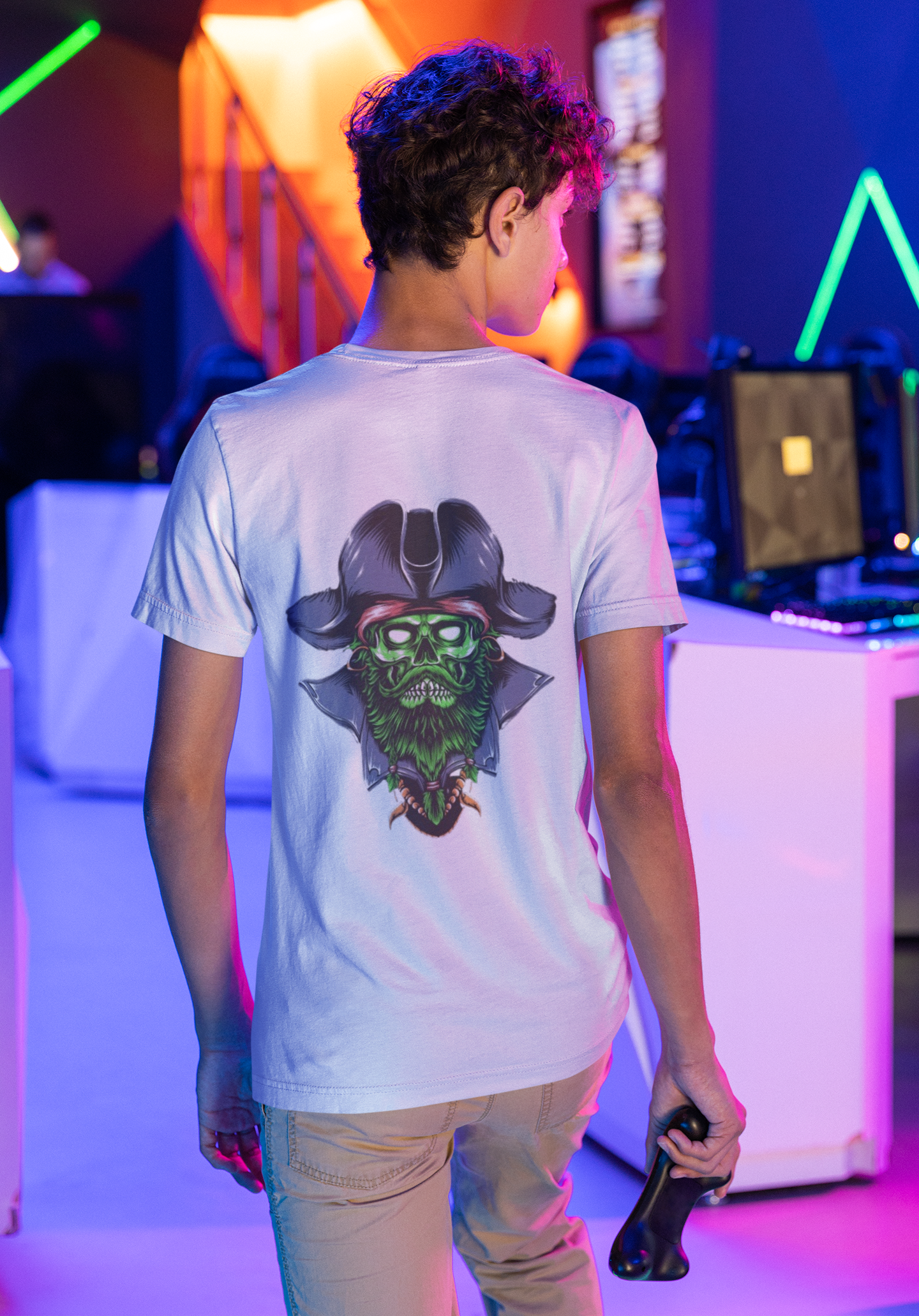 Camiseta Unissex - Zombie Pirate