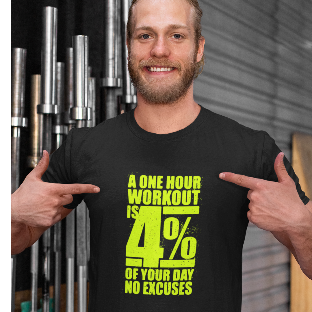 T-Shirt Quality Fitness - Sem Desculpas