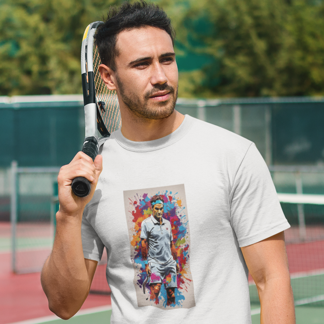 T-Shirt Quality Jogador de Tênis