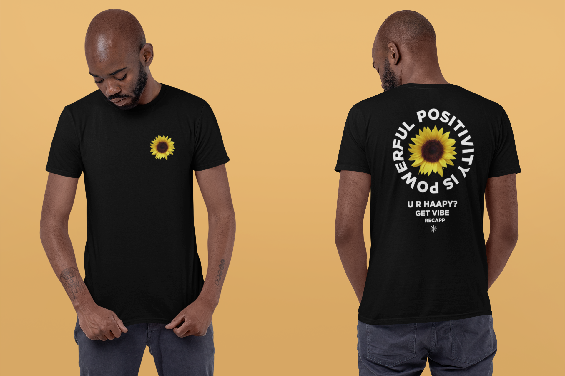 Camiseta Get Vibes (escrita branca)