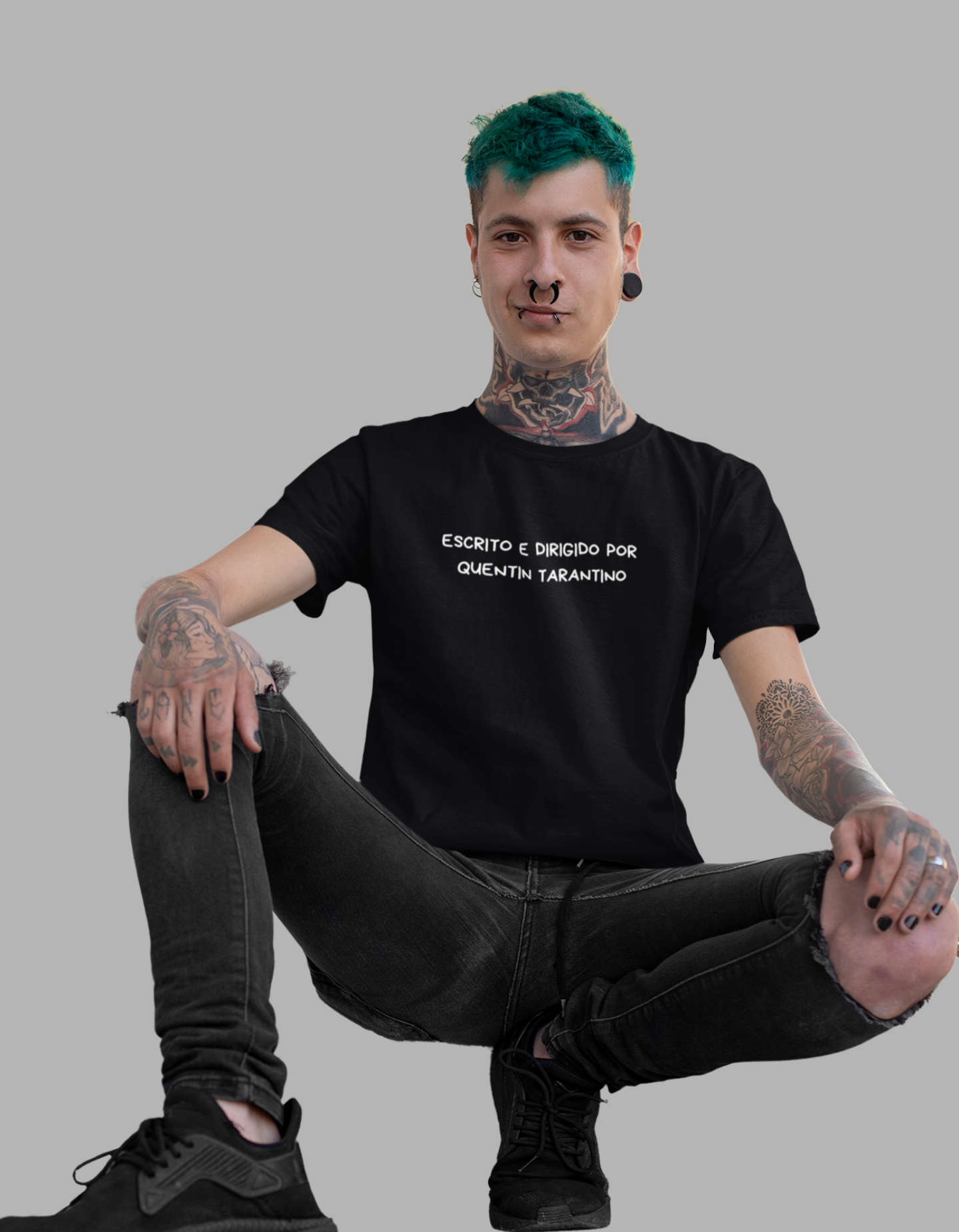 Camiseta Escrito e Dirigido por Quentin Tarantino