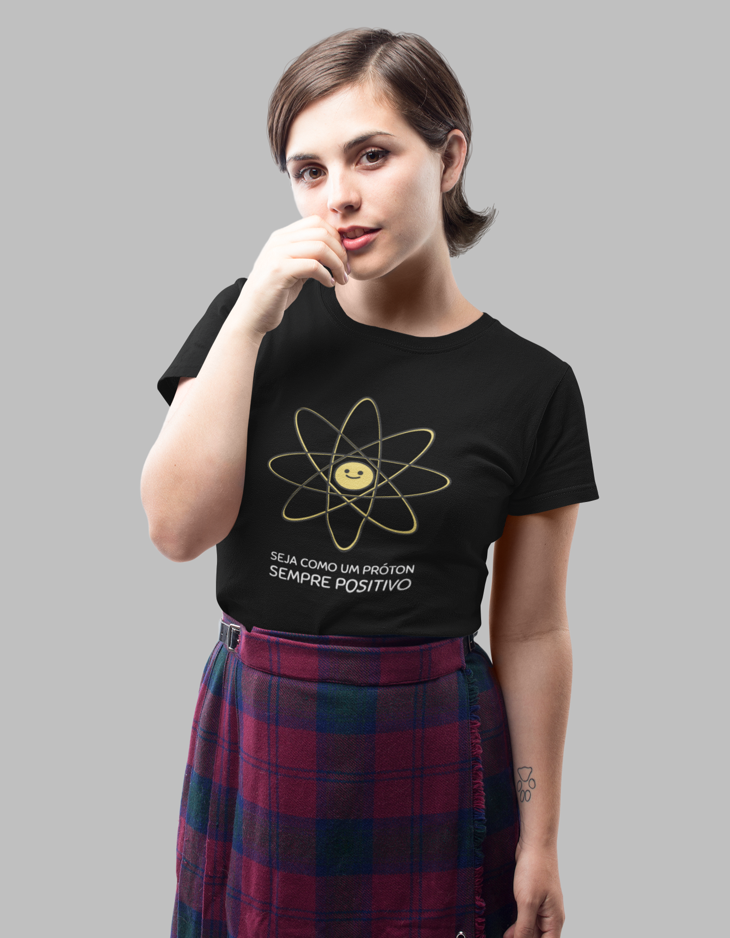 Camiseta Seja Como um Próton