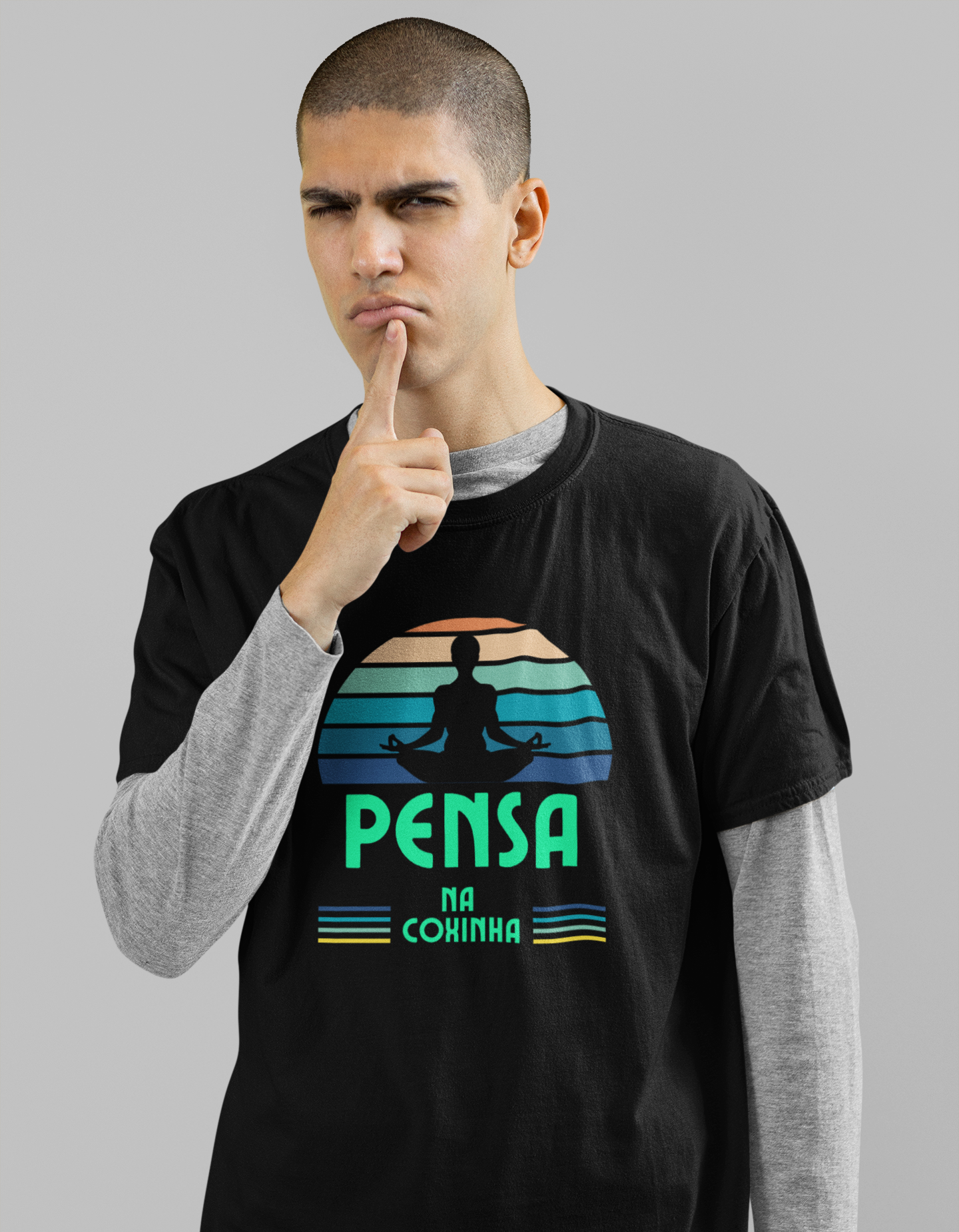 Camiseta Pensa na Coxinha