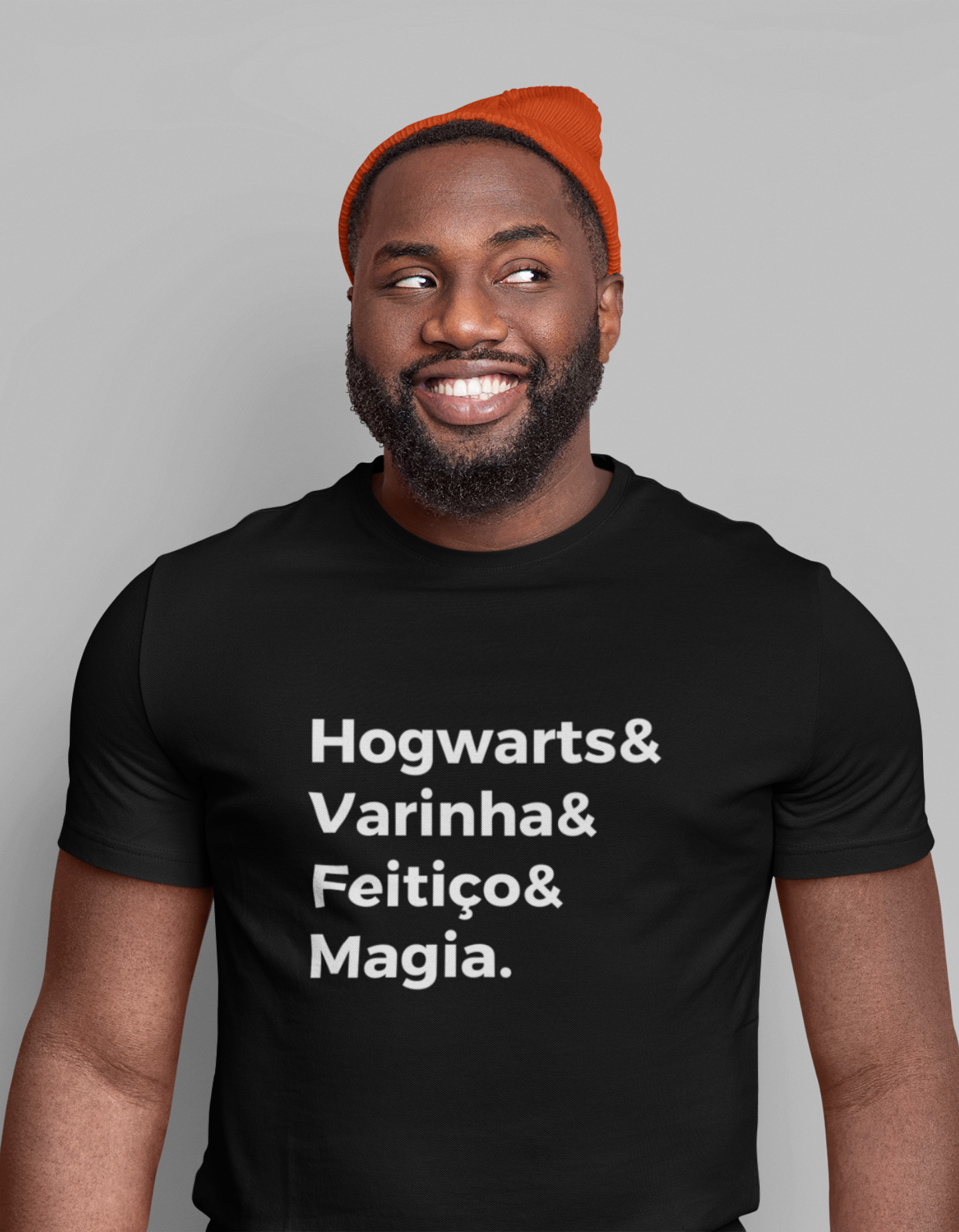 Camiseta Hogwarts & Varinha & Feitiço e Magia