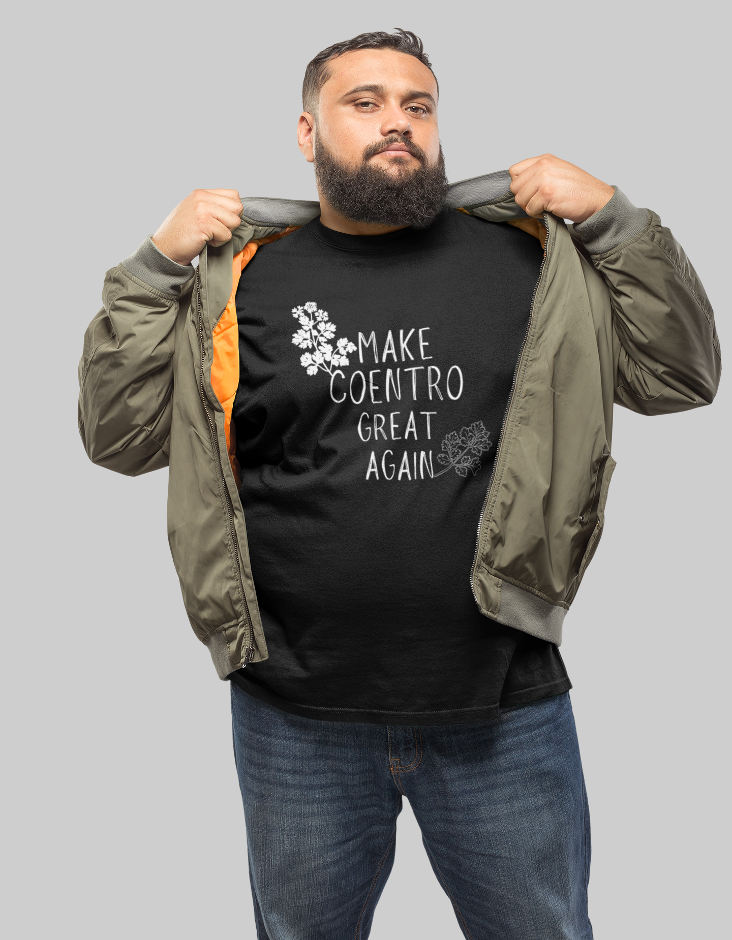 Camiseta Make Coentro Great Again