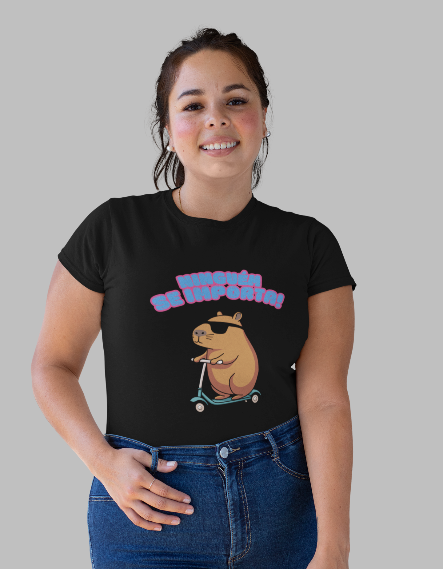 Camiseta Capivara Ninguém se Importa