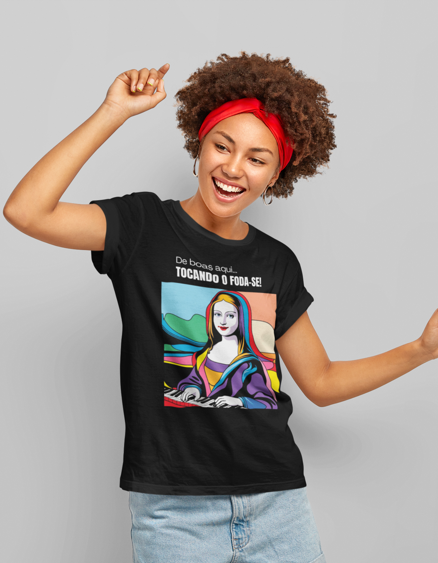 Camiseta De boas aqui...