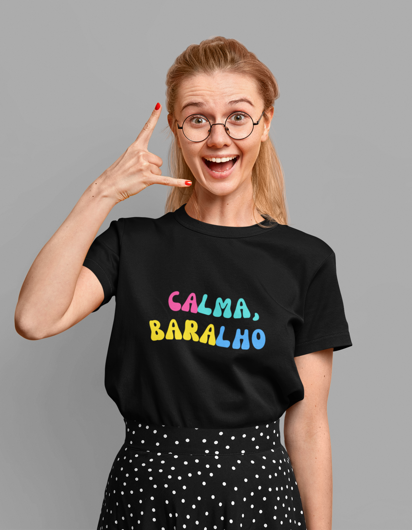 Camiseta Calma Baralho