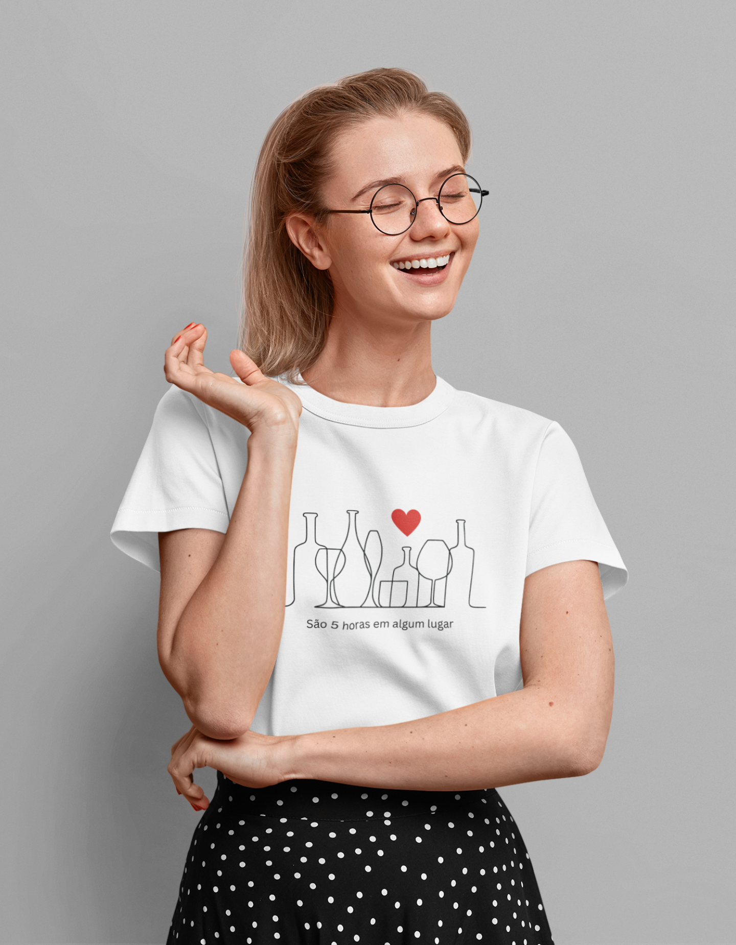 Camiseta São 5 Horas em Algum Lugar