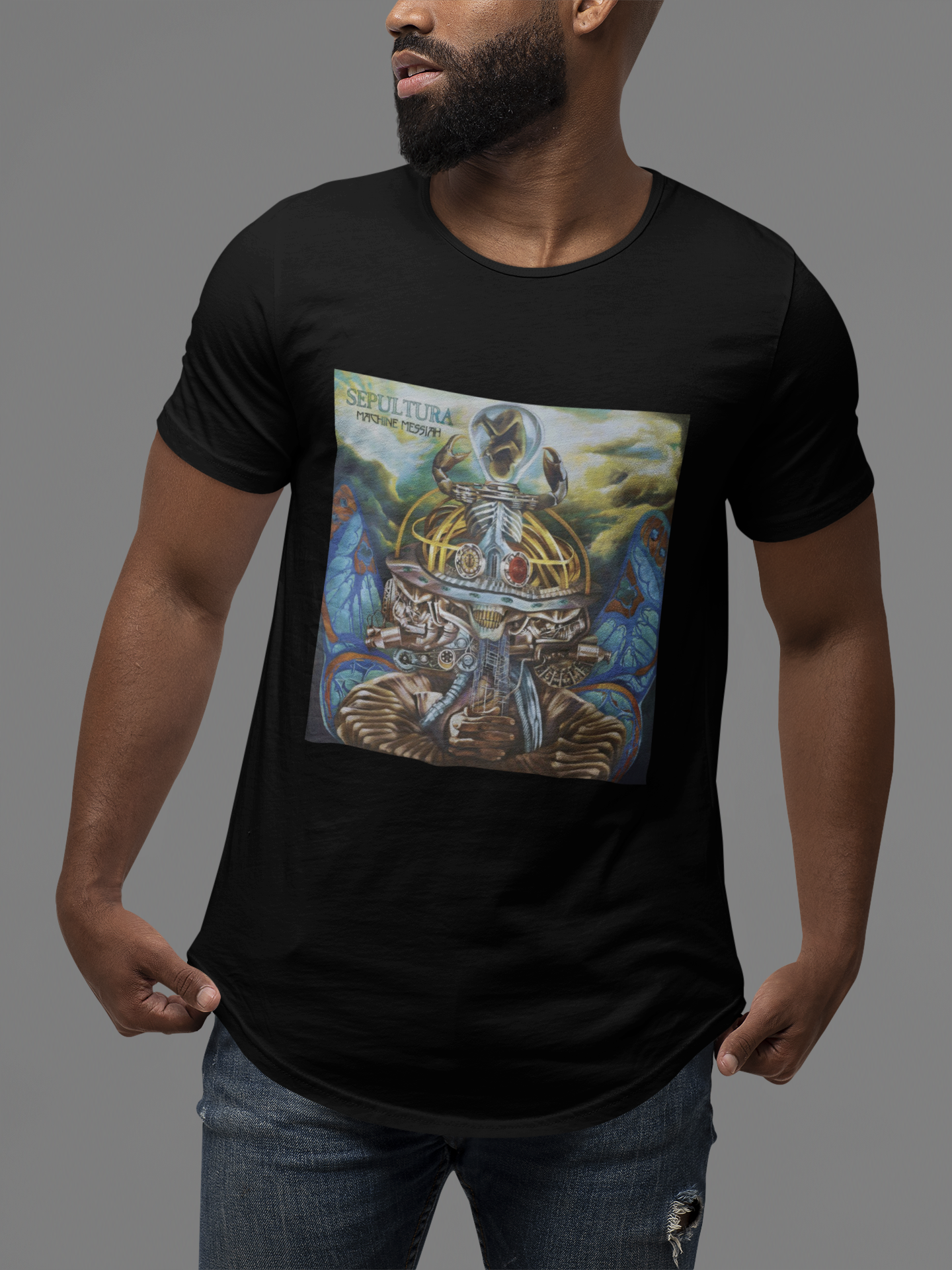 CAMISETA DISCOGRAFIA SEPULTURA MACHINE MESSIAH