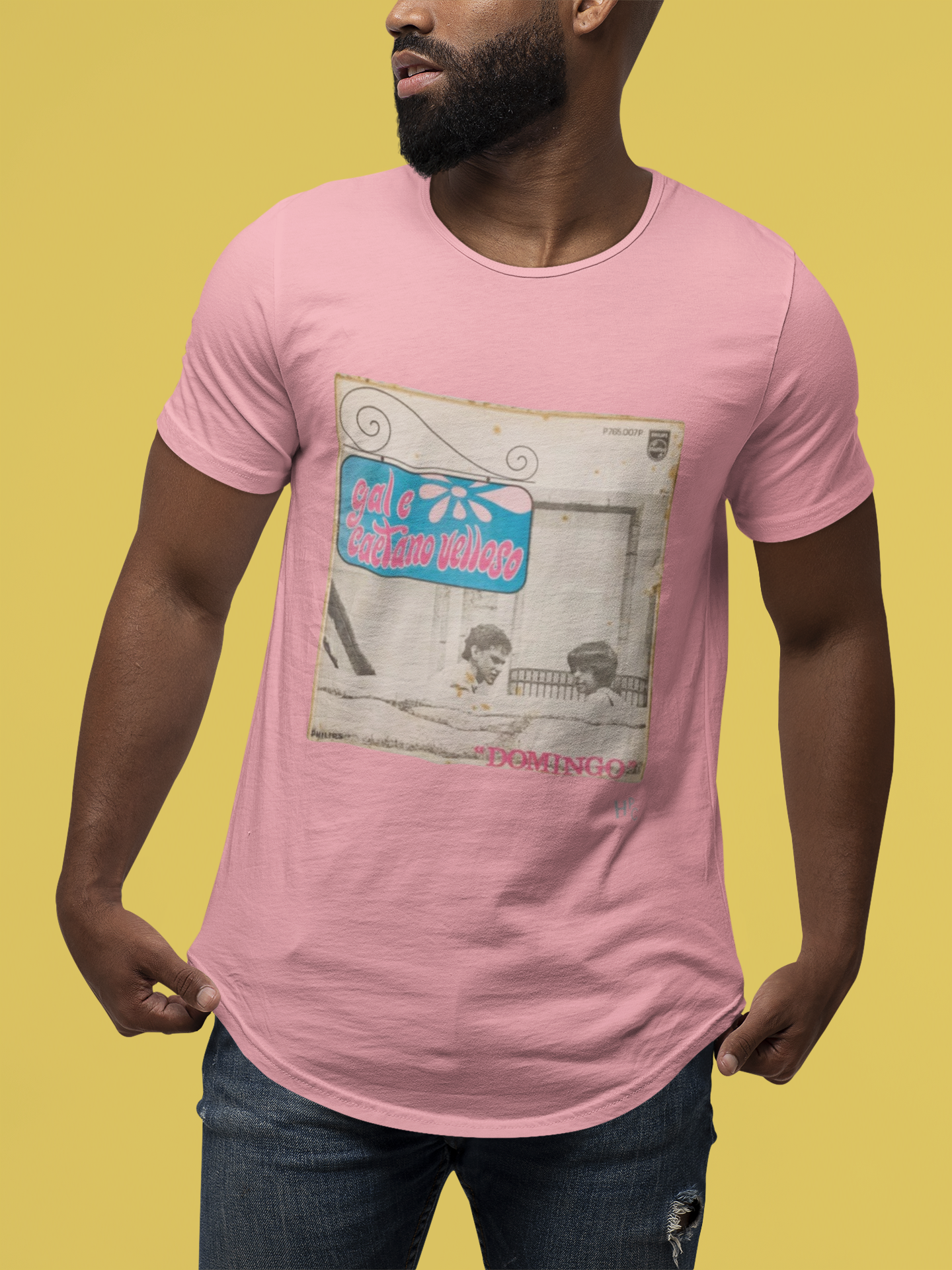 CAMISETA VINIL GAL E CAETANO VELLOSO - DOMINGO