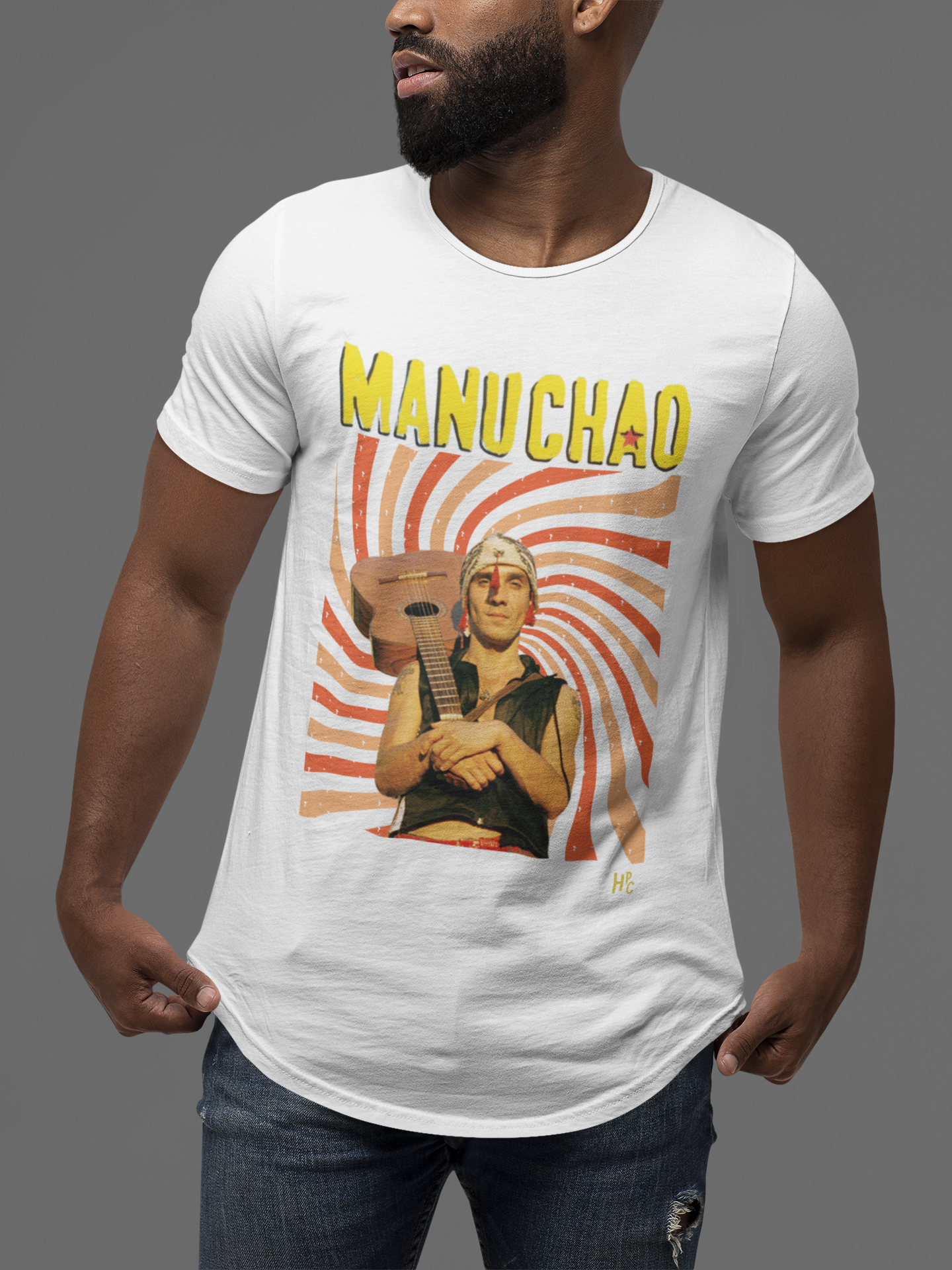 CAMISETA MANU CHAO COLOR