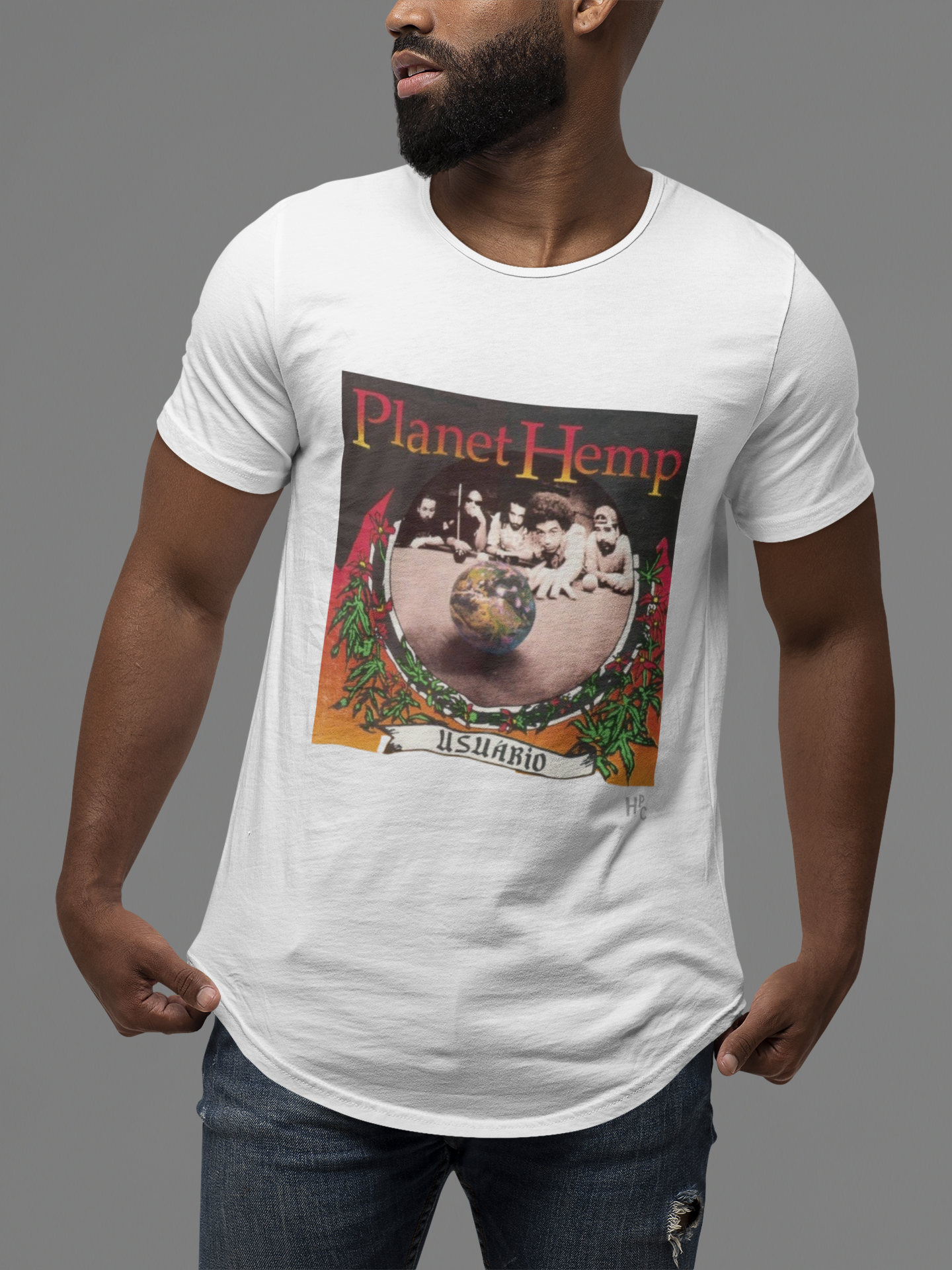 CAMISETA VINIL PLANET HEMP - USUÁRIO