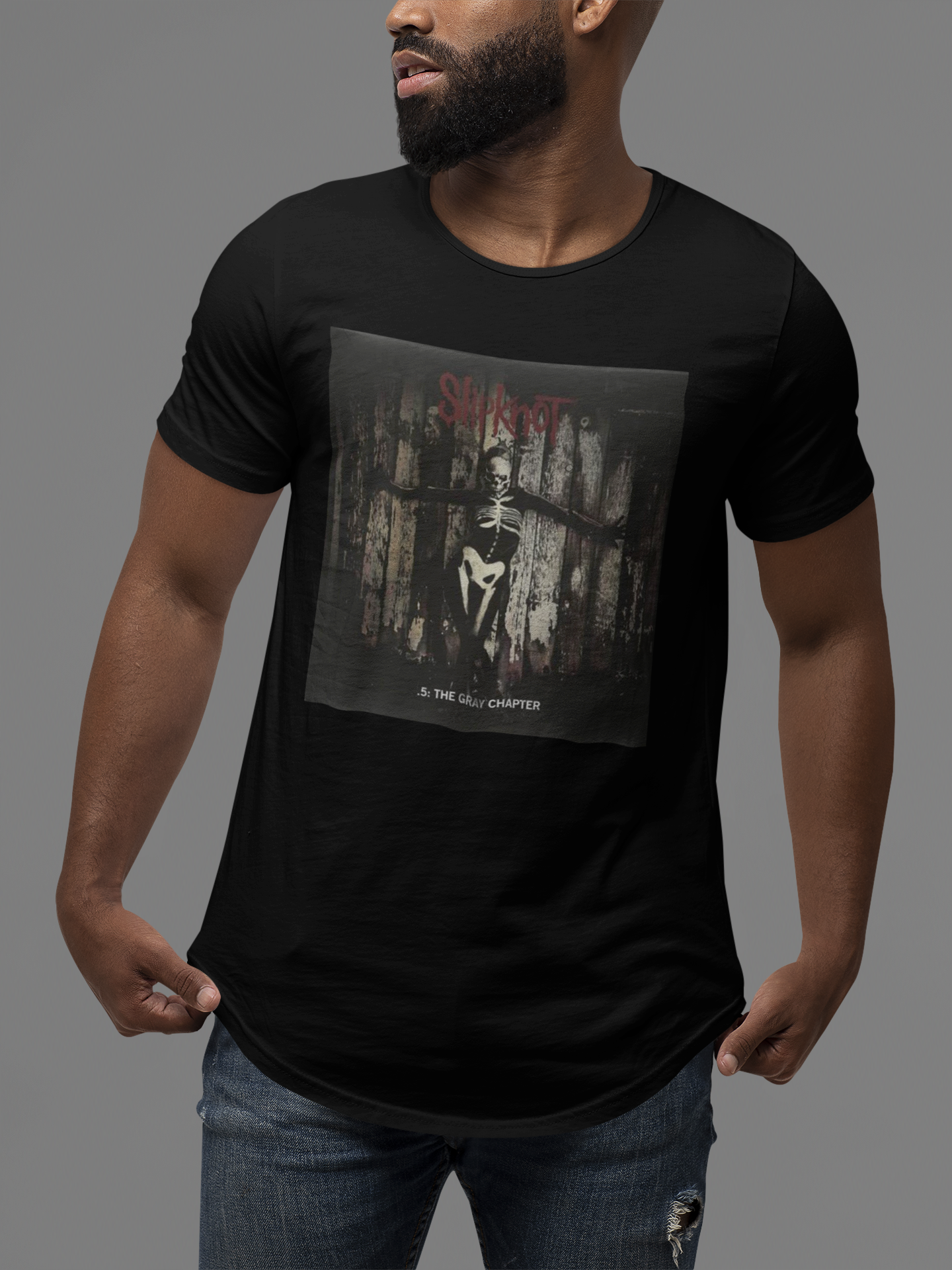 CAMISETA DISCOGRAFIA SLIPKNOT THE GRAY CHAPTER