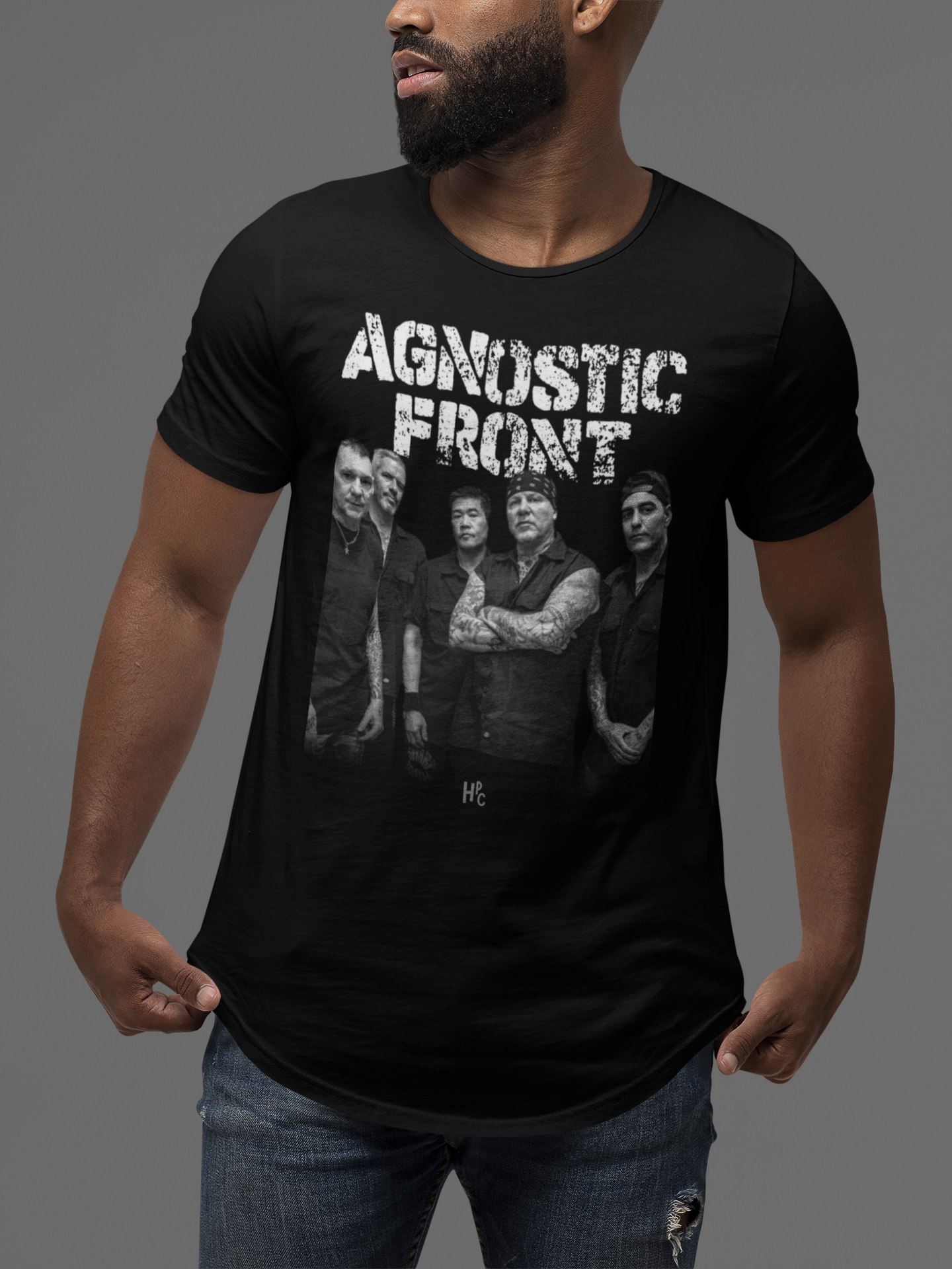 CAMISETA AGNOSTIC FRONT BAND