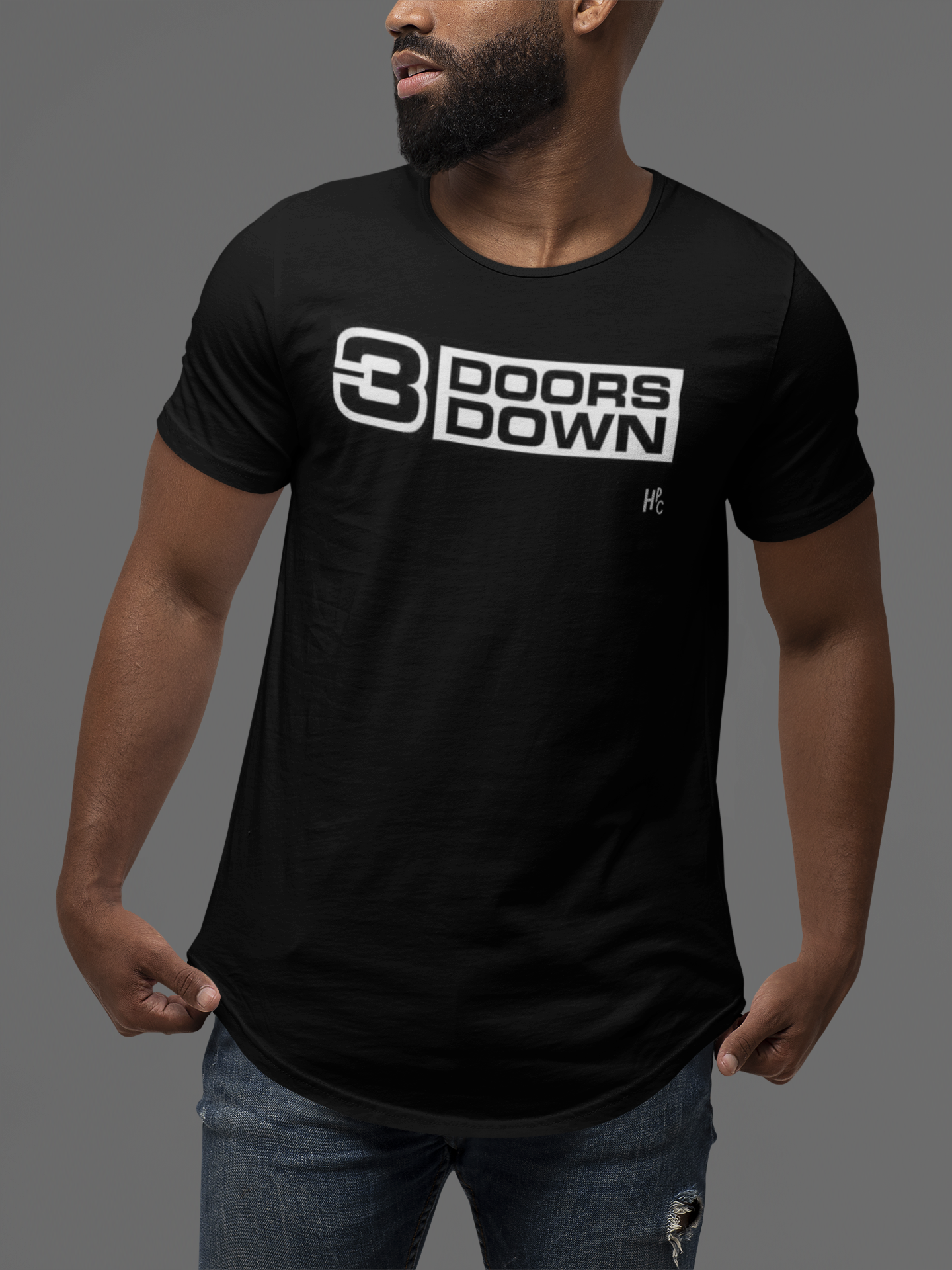 CAMISETA 3 DOORS DOWN LOGO