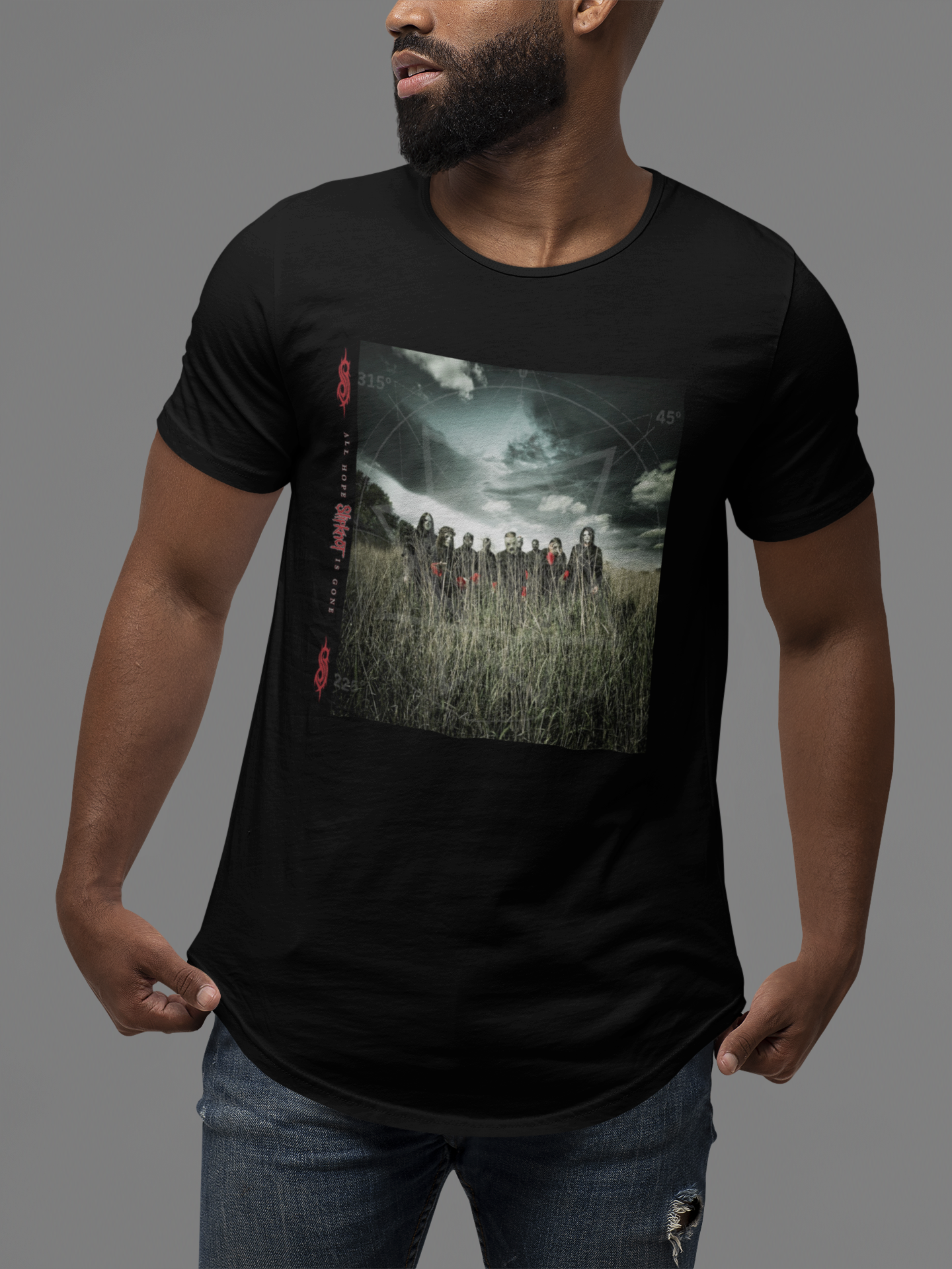 CAMISETA DISCOGRAFIA SLIPKNOT ALL HOPE IS GONE