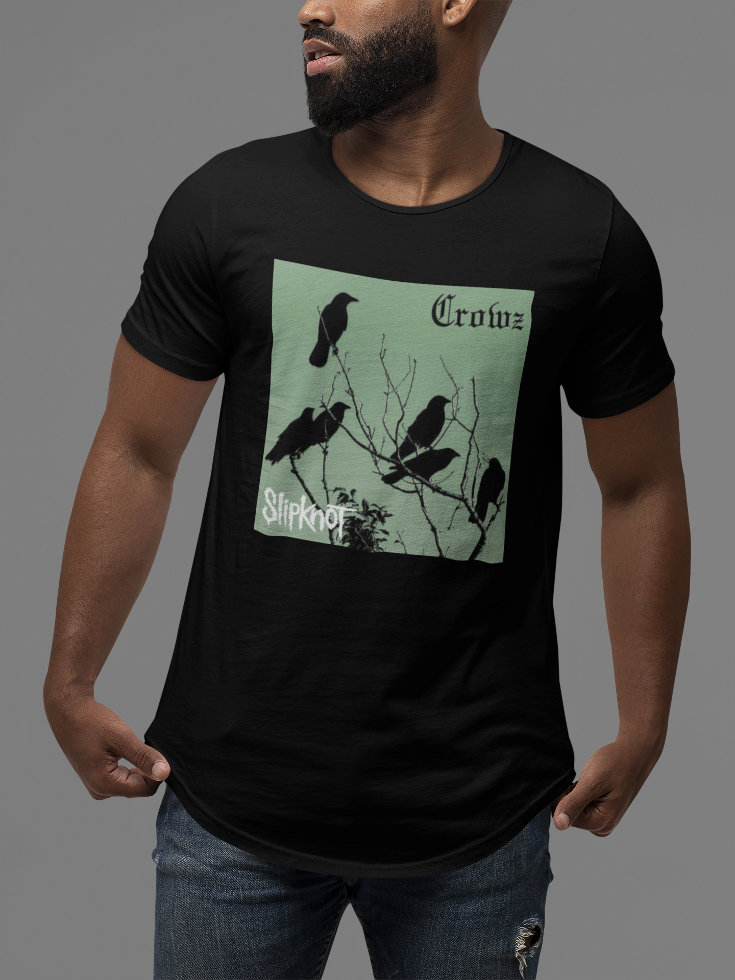 CAMISETA DISCOGRAFIA SLIPKNOT CROWZ (RARA)