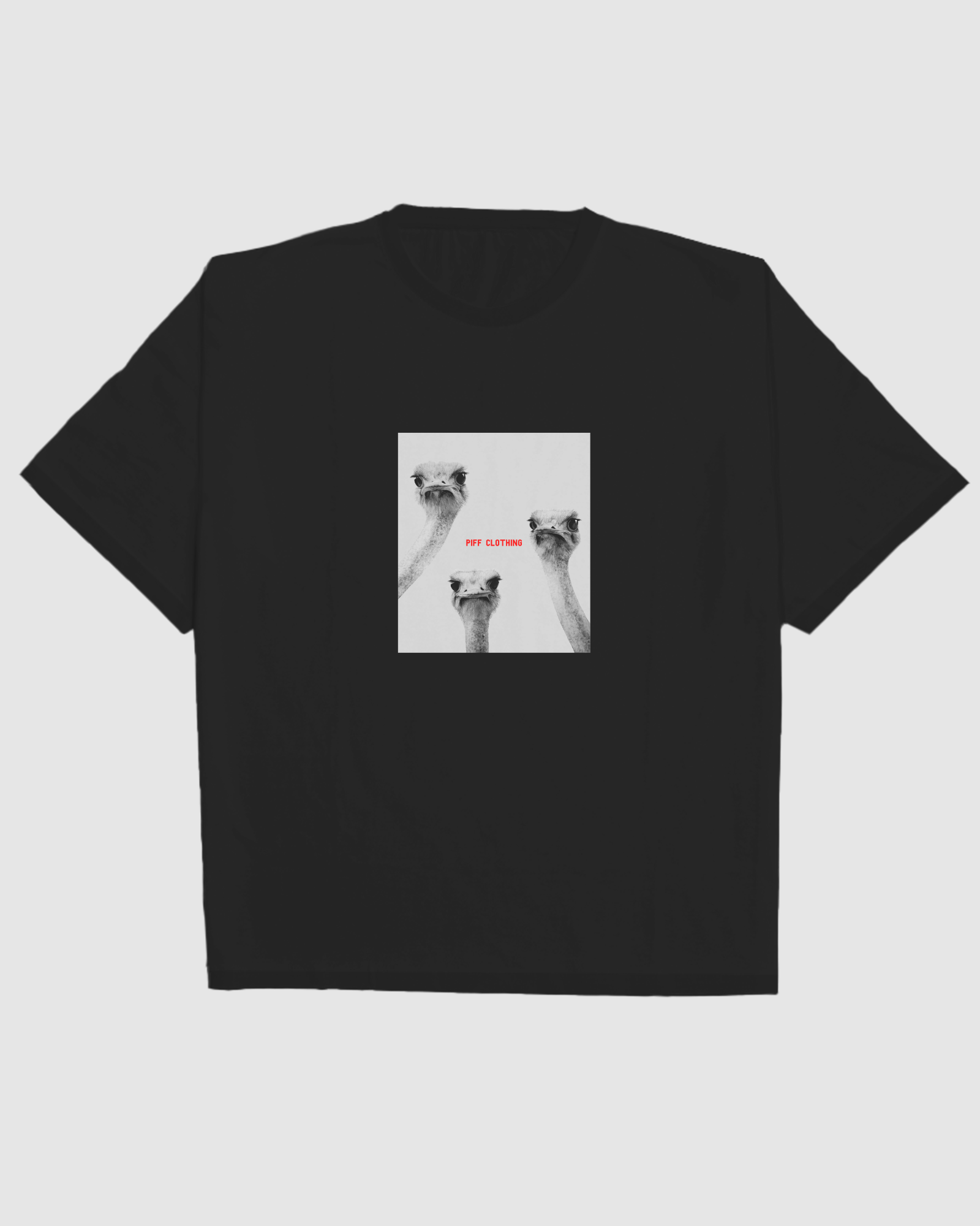 Camiseta Ta olhando o que? - Oversized - Preta