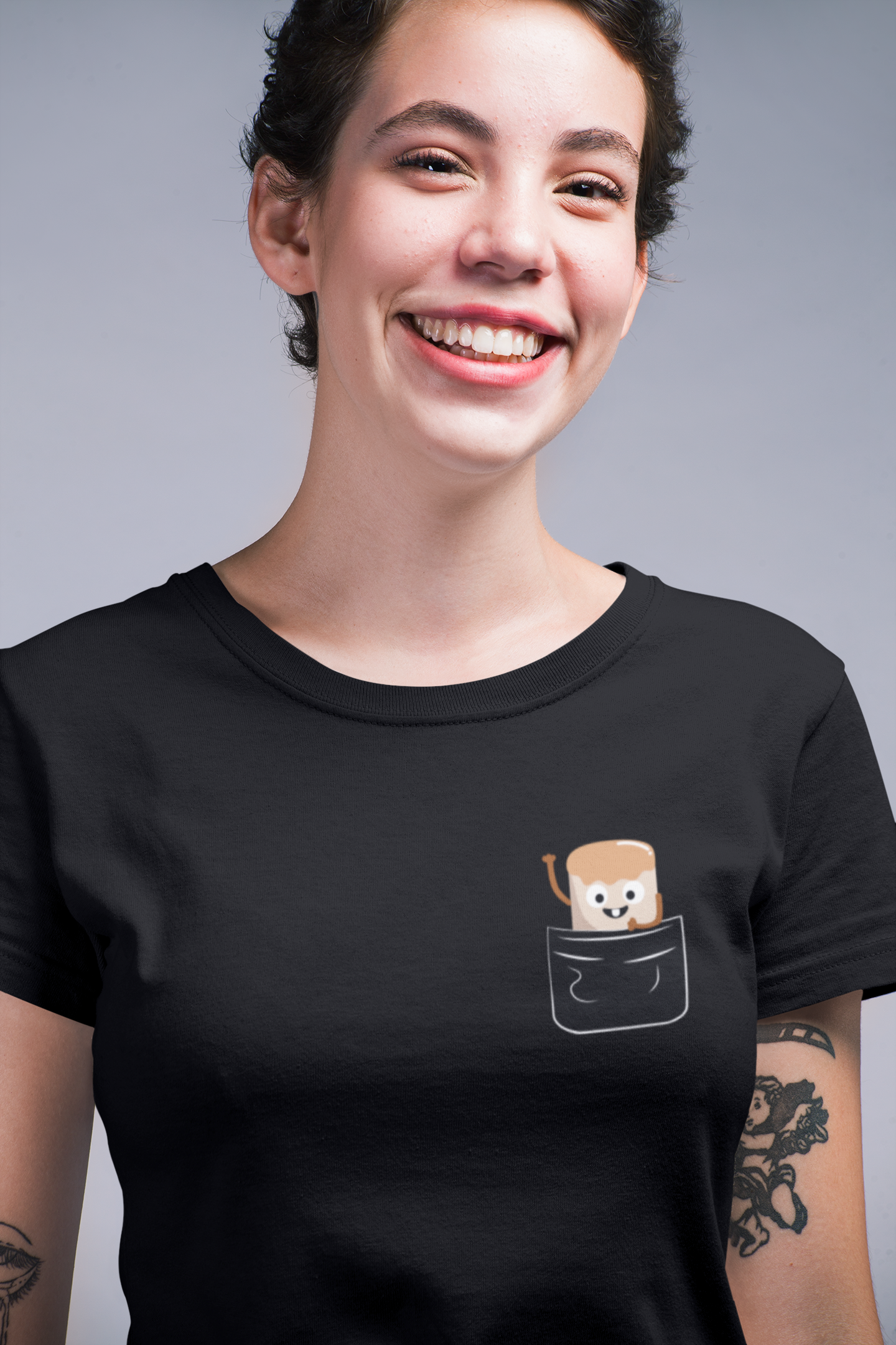 Narcisinho | Preto | BabyLook Classic