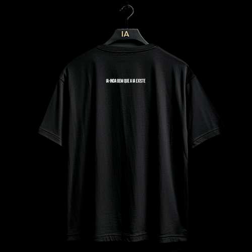 Camiseta Pima - IA-inda bem que a IA existe