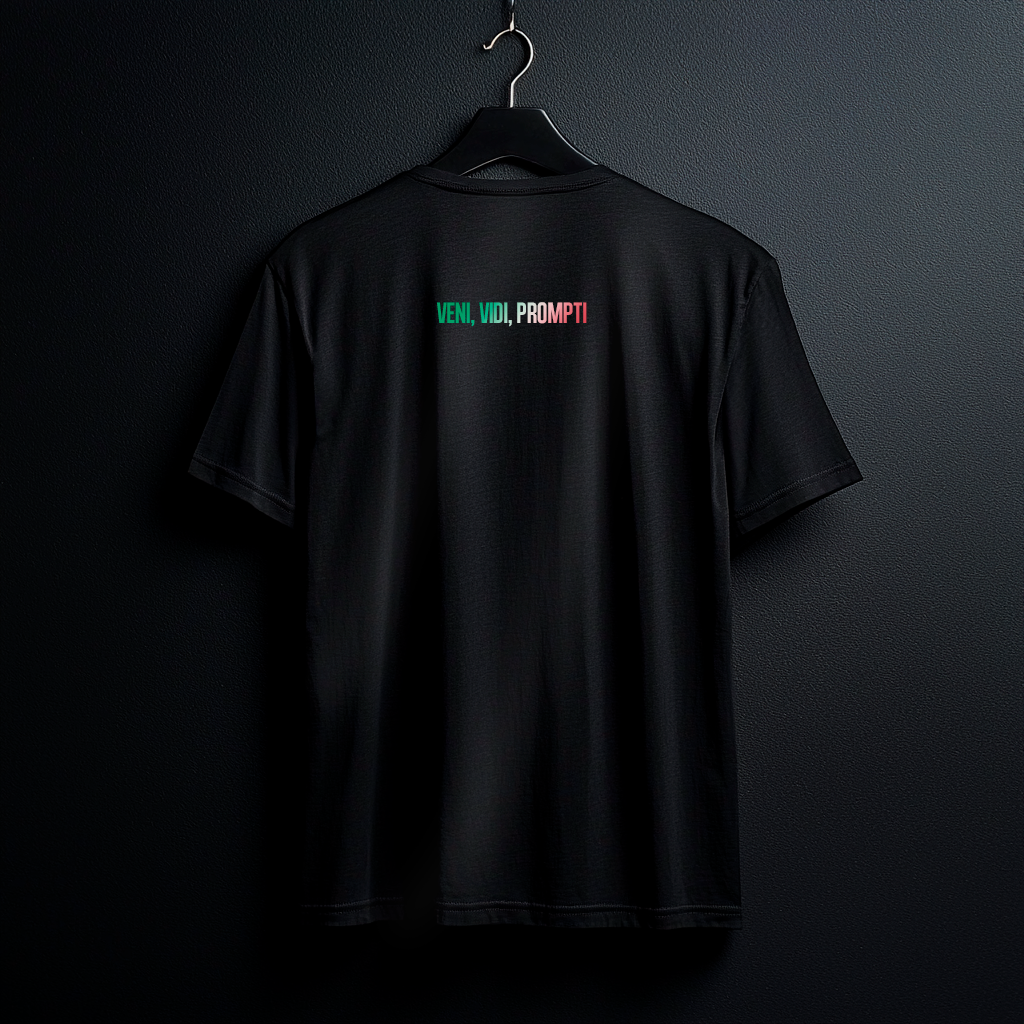 Camiseta Pima - Veni, Vidi, Prompti