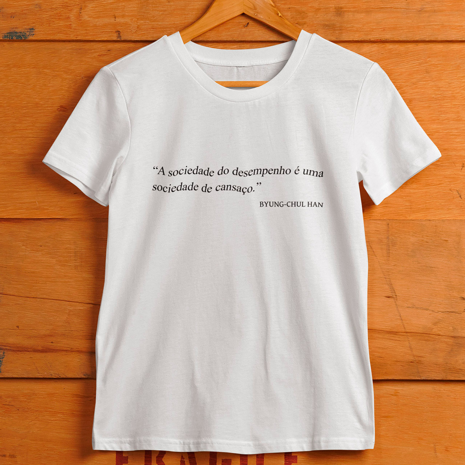 Baby Look Sociedade de Cansaço - White