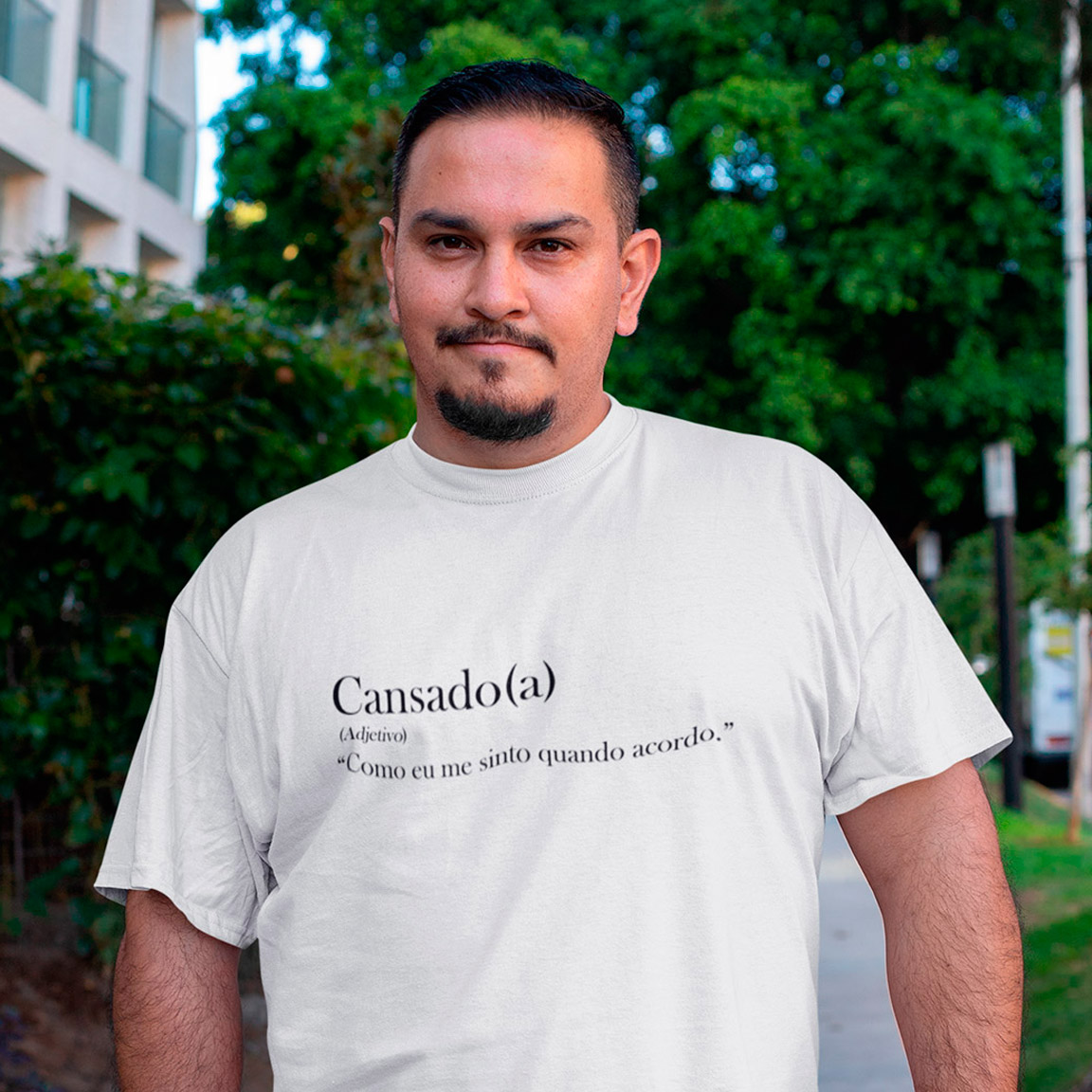 T-Shirt Cansado Dicionário - White