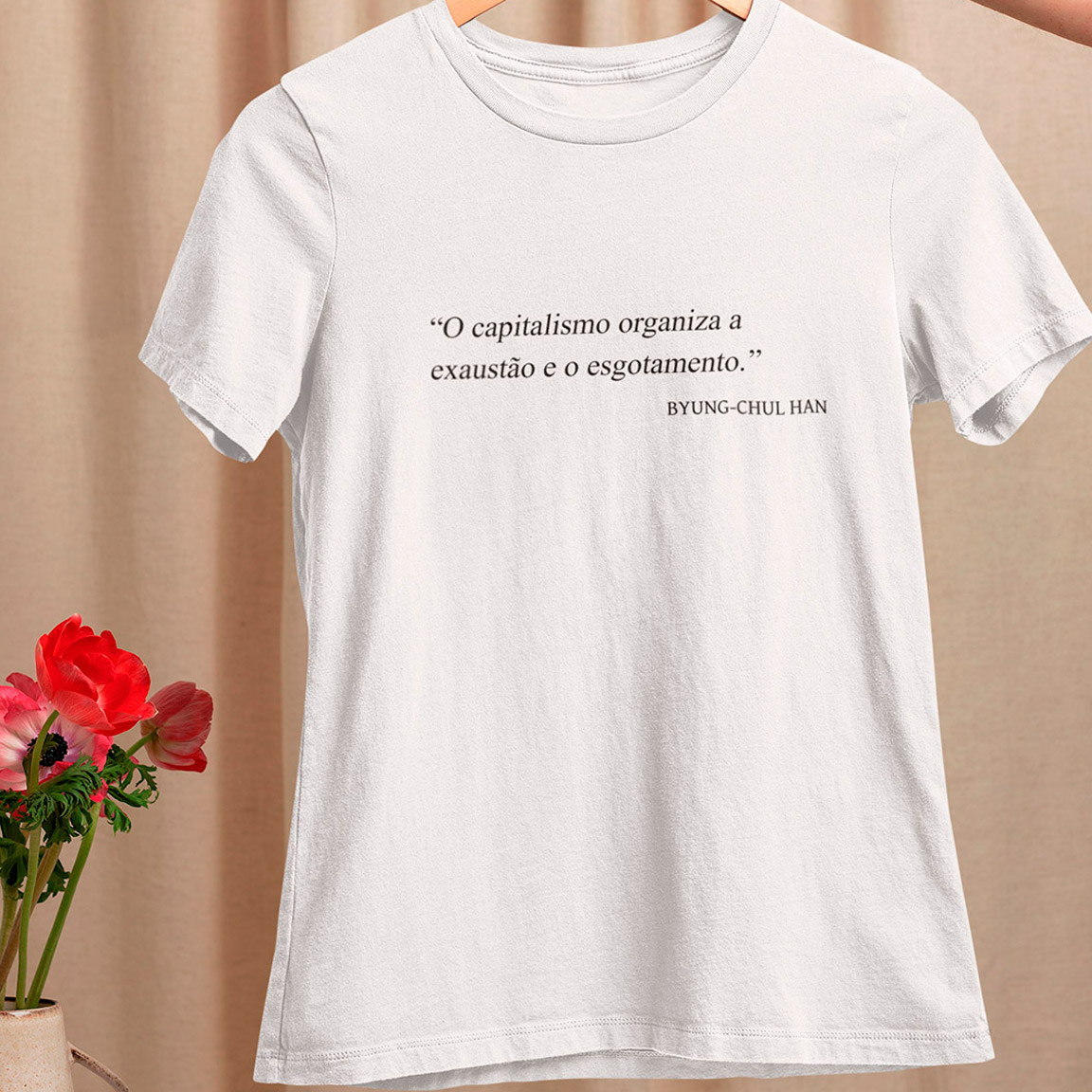 Baby Look Exaustão E Esgotamento - White