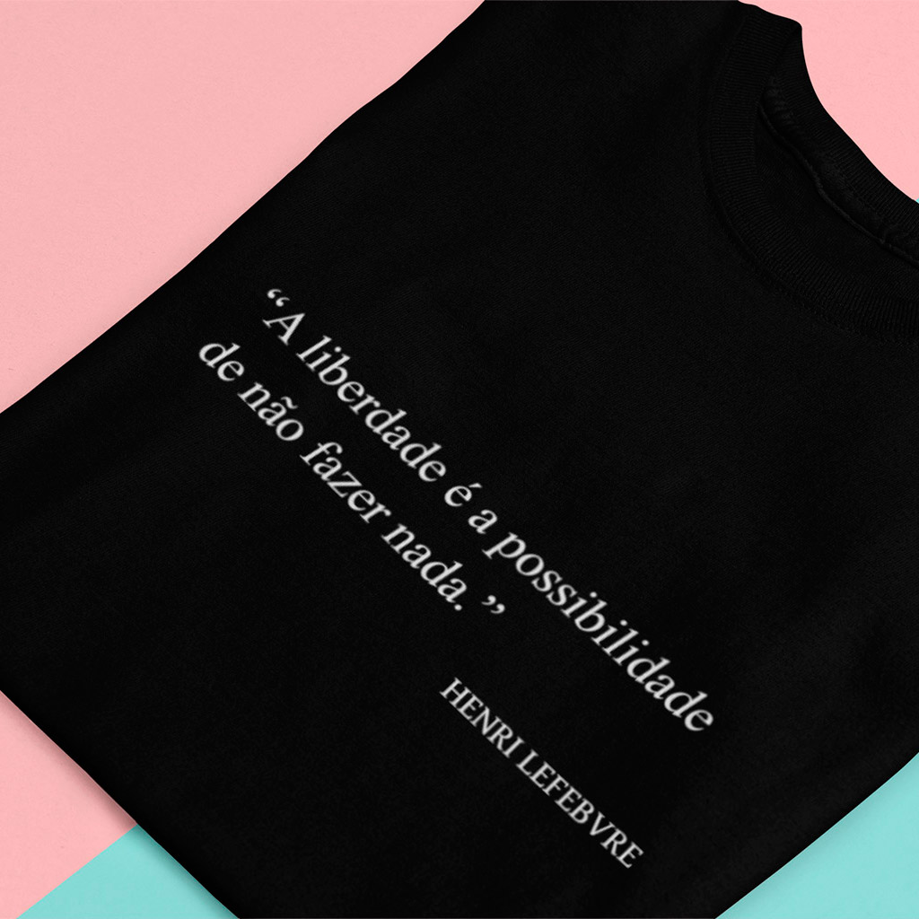 T-Shirt A Liberdade - Black