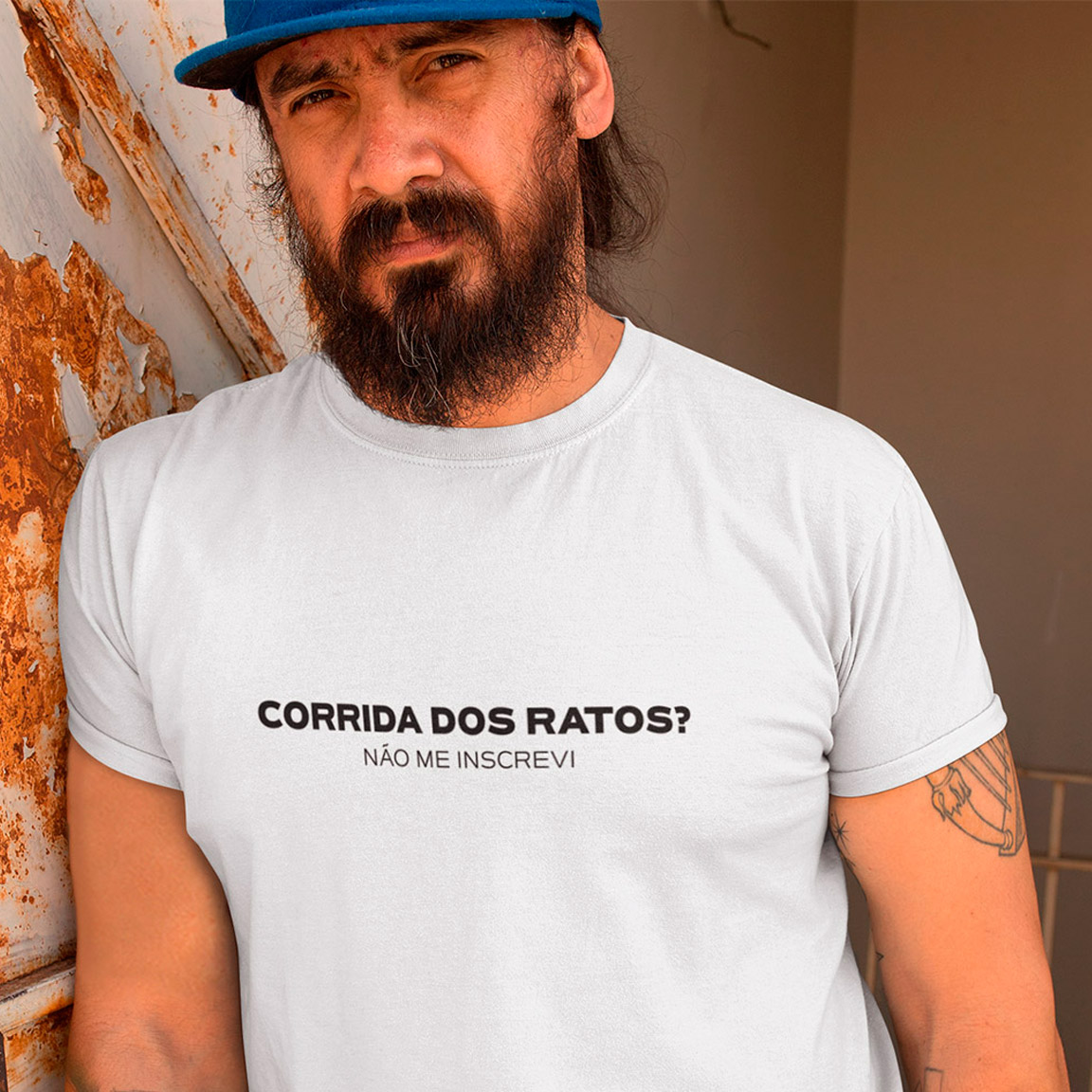 T-Shirt Corrida Dos Ratos - White