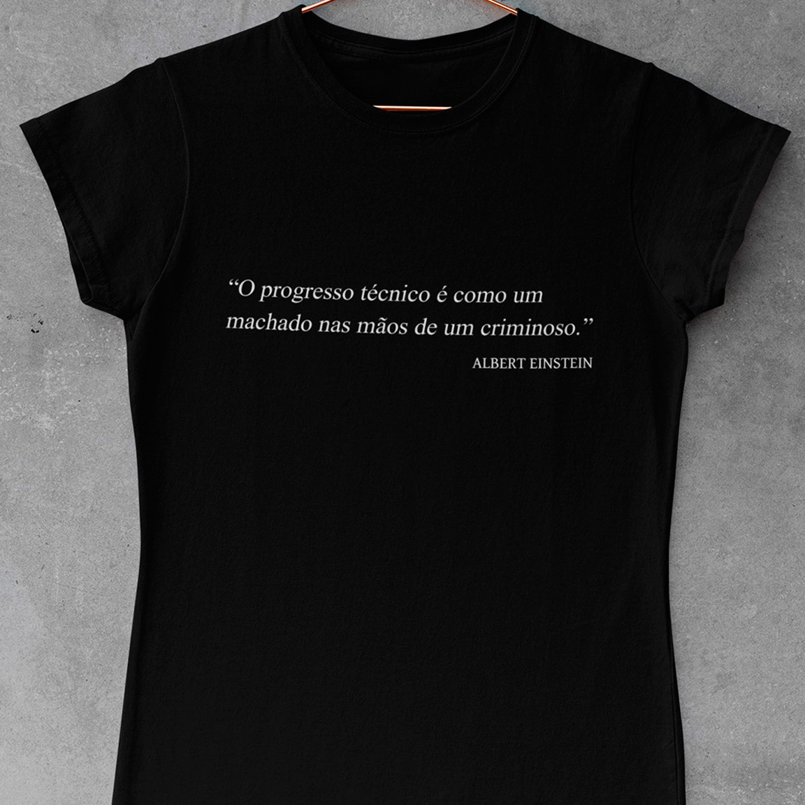 Baby Look Progresso Técnico - Black