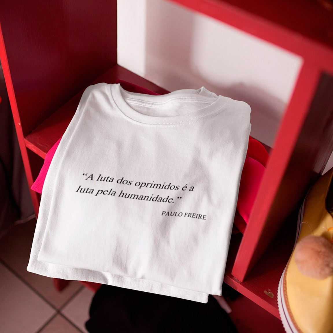 T-Shirt Luta Dos Oprimidos - White