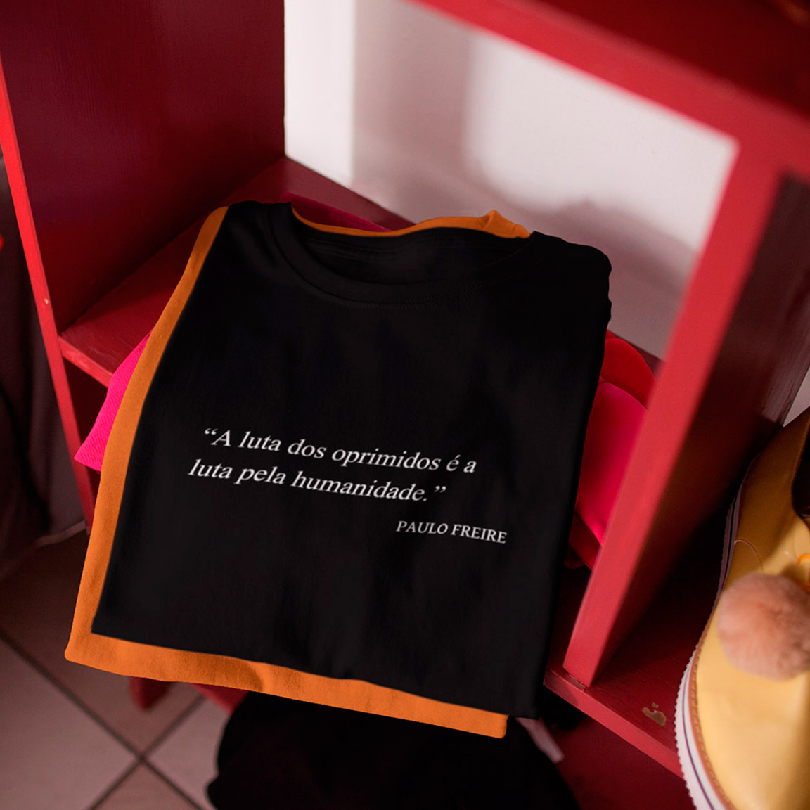 T-Shirt Luta Dos Oprimidos - Black