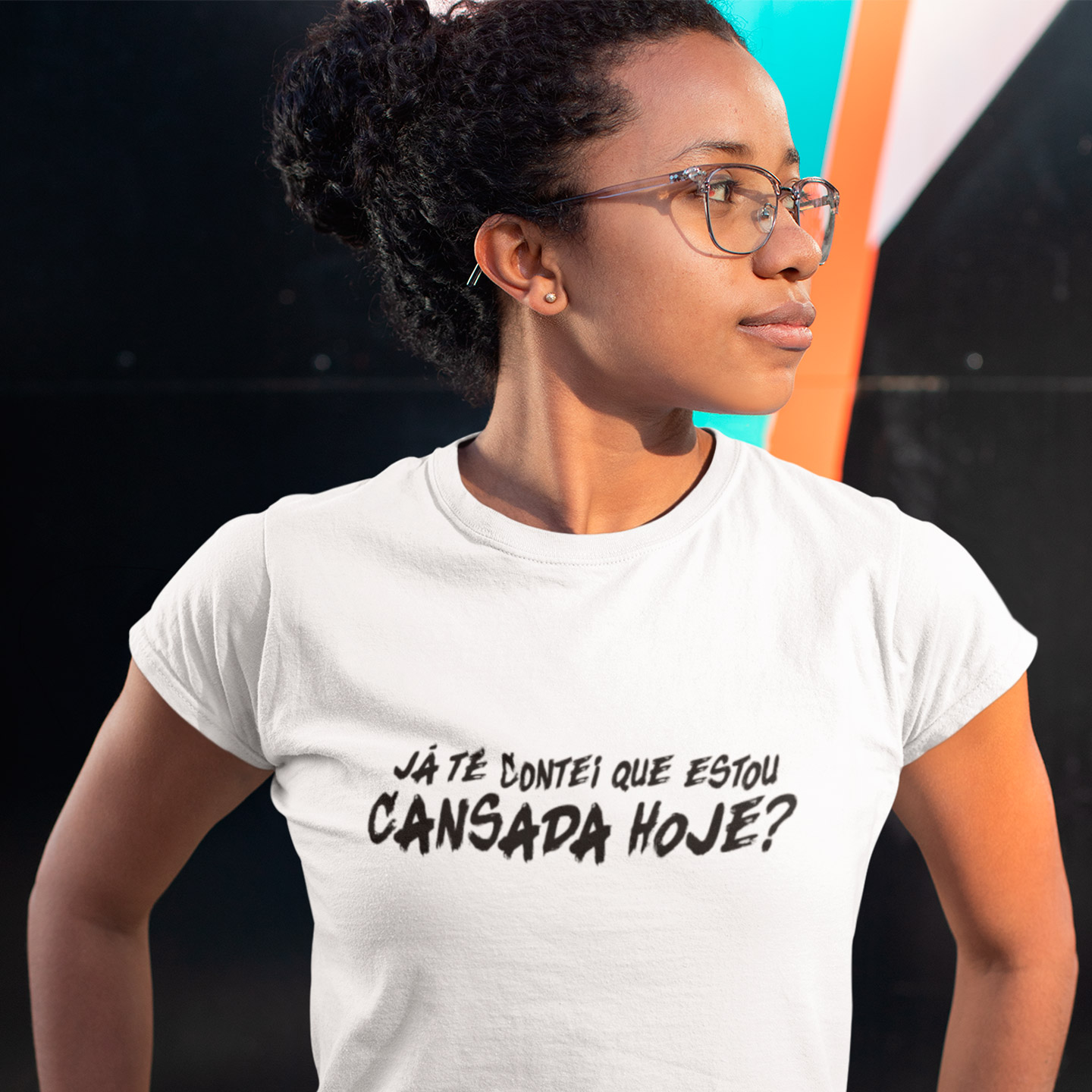 Baby Look Já Te Contei Que Estou Cansada? - White