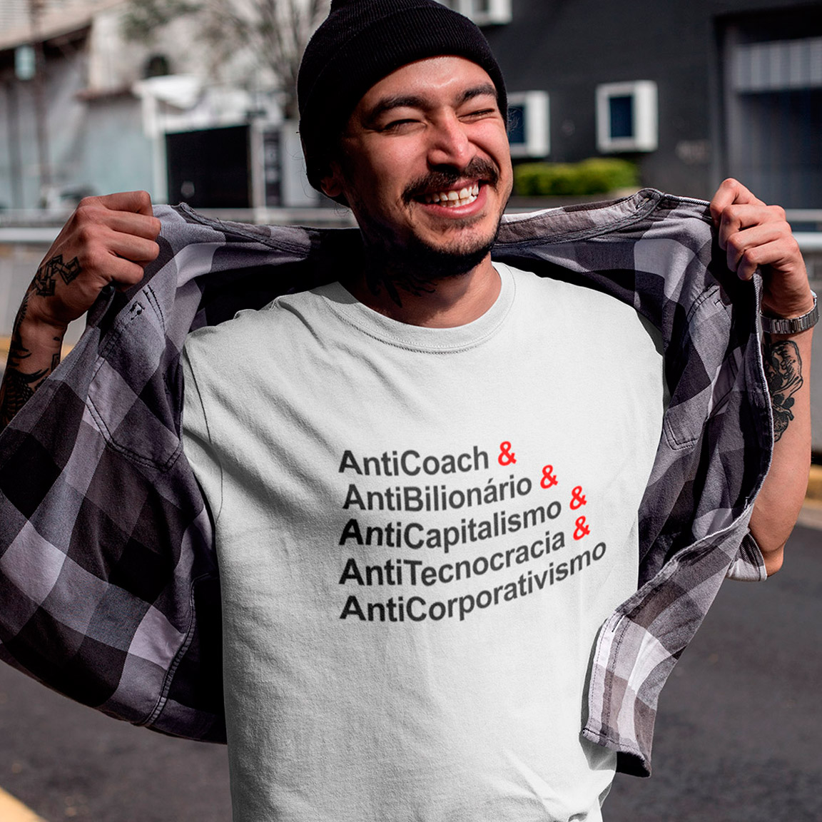 T-Shirt AntiCapitalismo - White