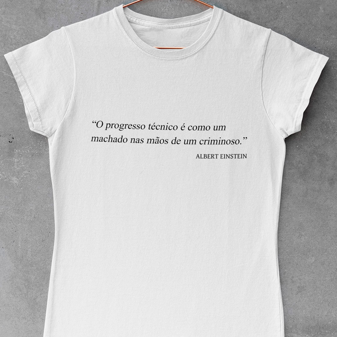 Baby Look Progresso Técnico - White