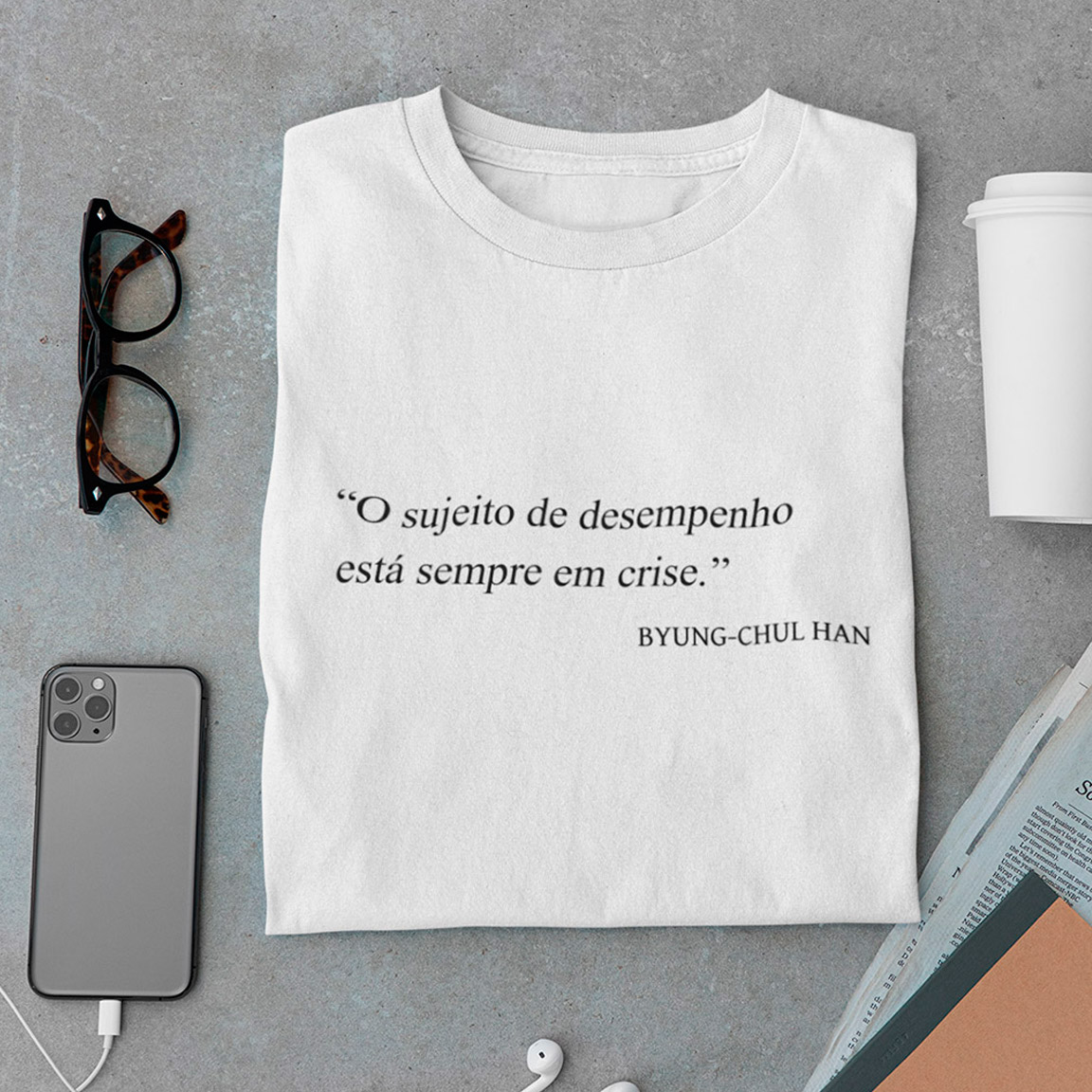 T-Shirt Sujeito De Desempenho - White