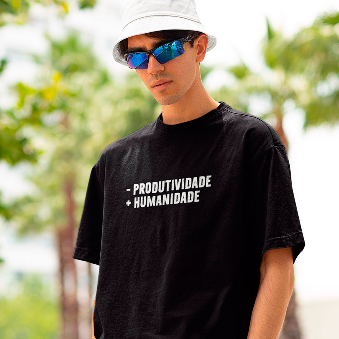 T-Shirt Menos Produtividade - Black