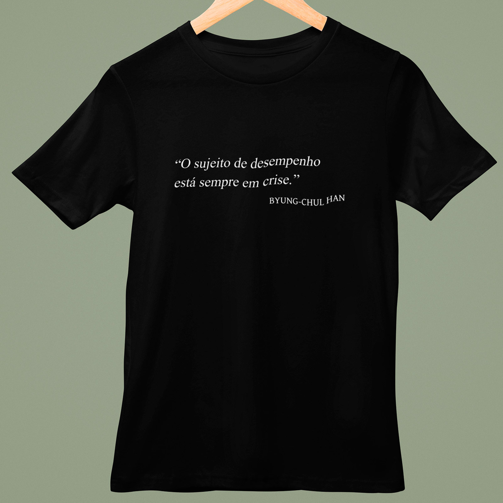 Baby Look Sujeito De Desempenho - Black