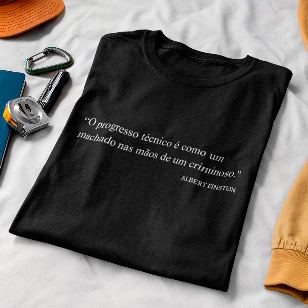 T-Shirt Progresso Técnico - Black