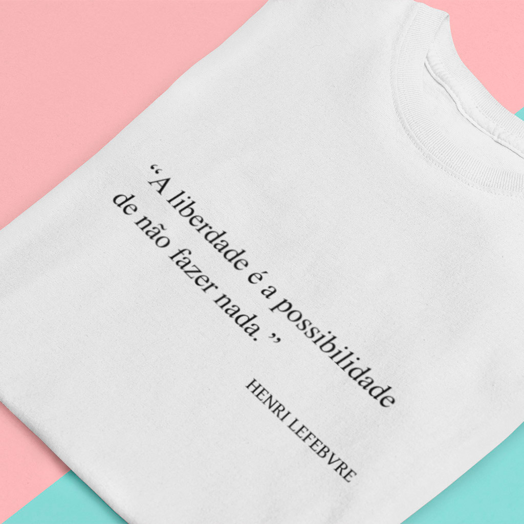 T-Shirt A Liberdade - White