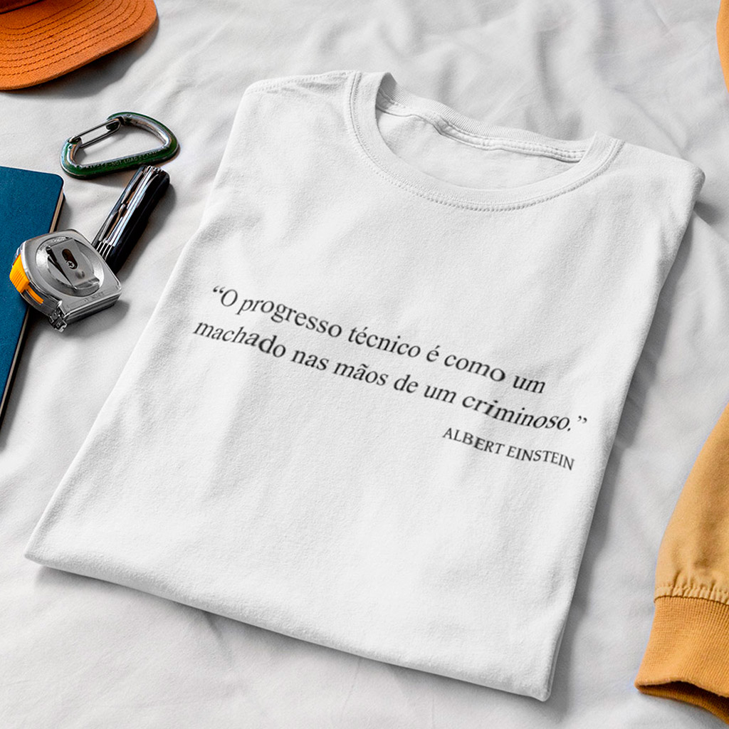 T-Shirt Progresso Técnico - White