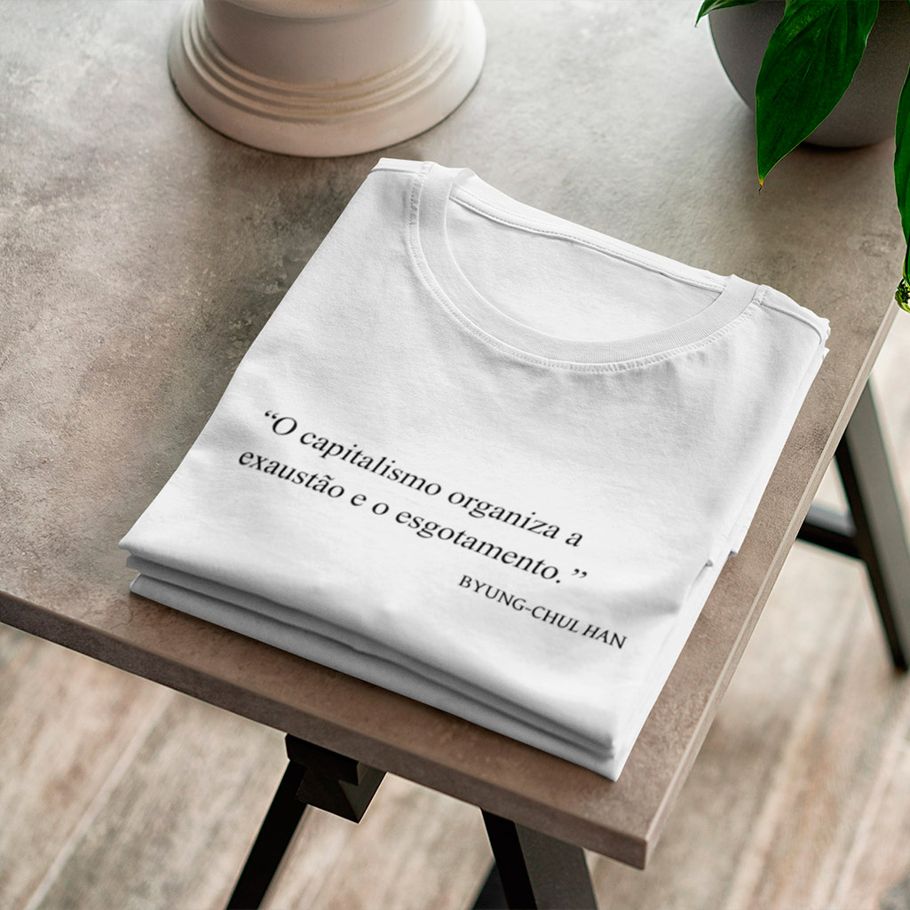 T-Shirt Exaustão E Esgotamento - White